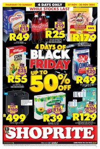 SHOPRITE specials - Black Friday Gauteng (2025-11-27 - 2025-11-30)