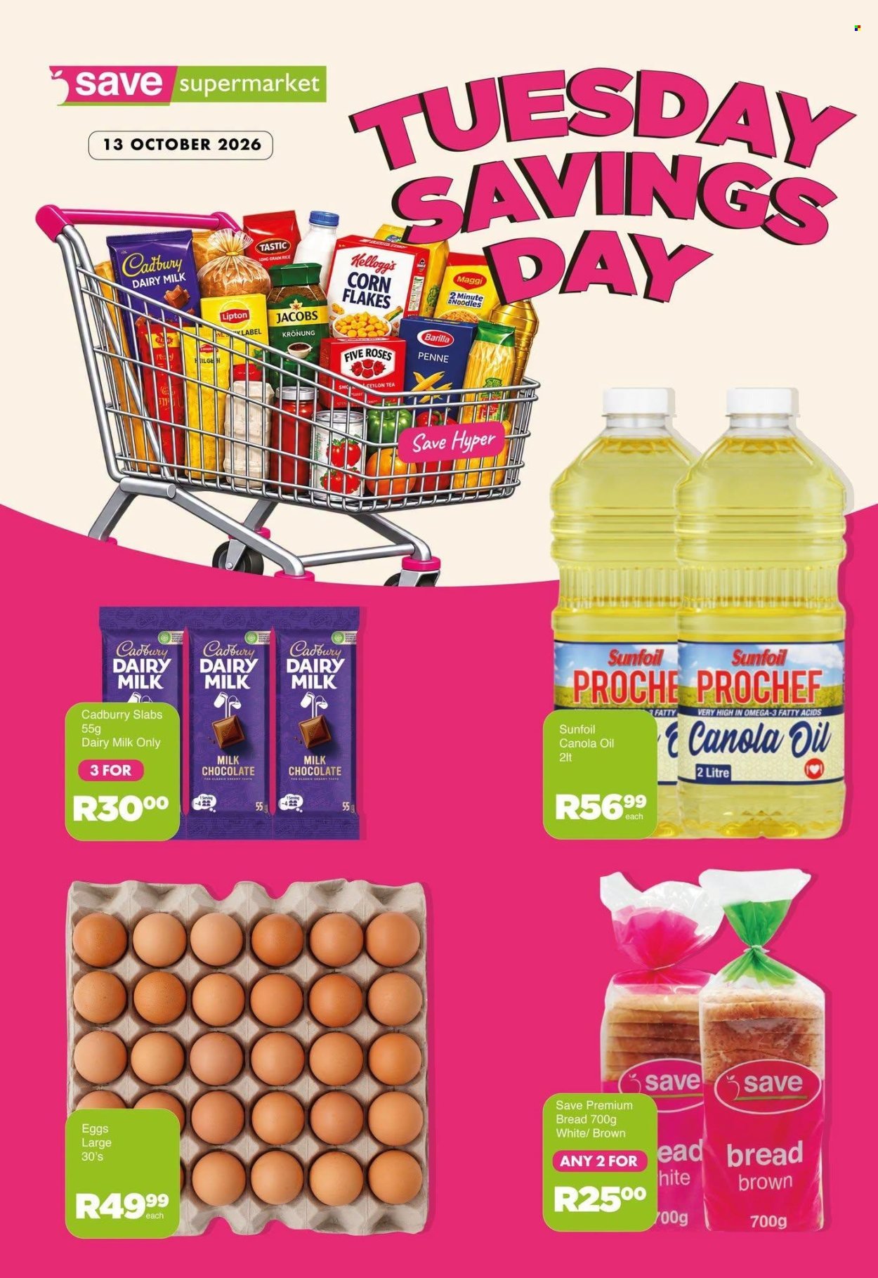 SAVE specials - From Tuesday 13 Oct 2026