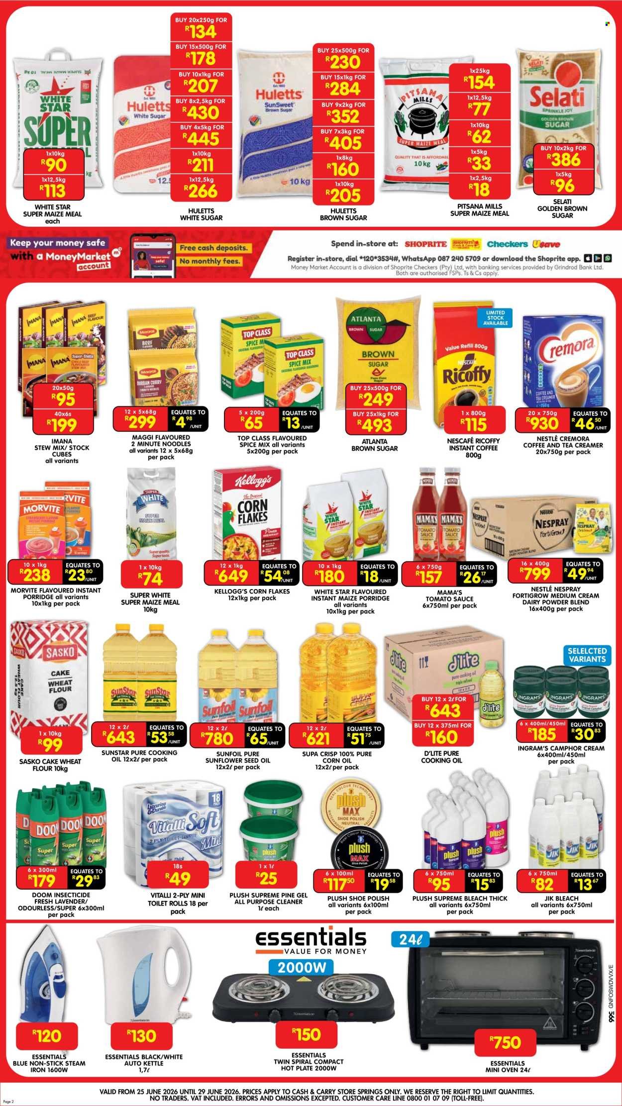 SHOPRITE specials - Cash & Carry Weekend Rush Springs
