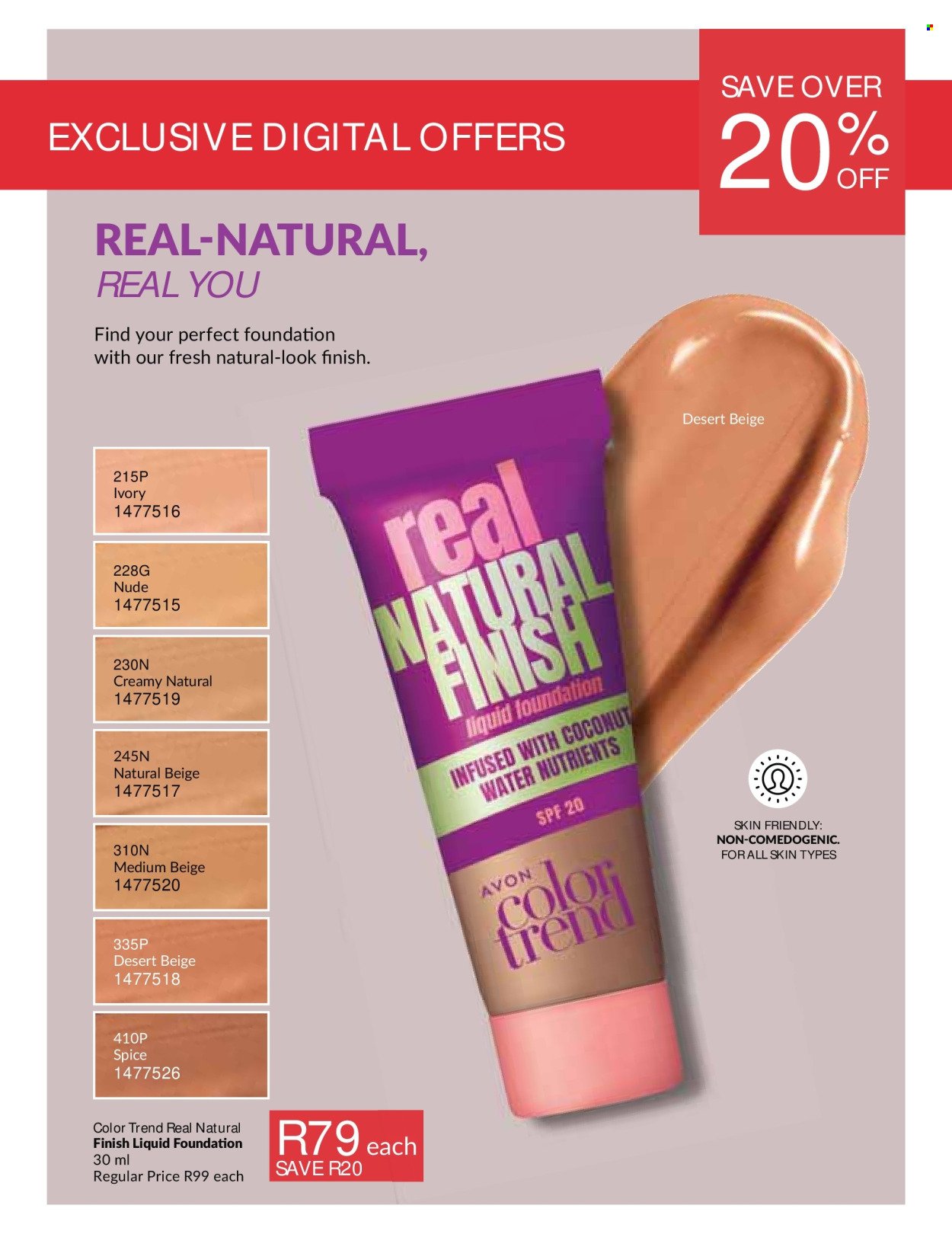 AVON specials - September