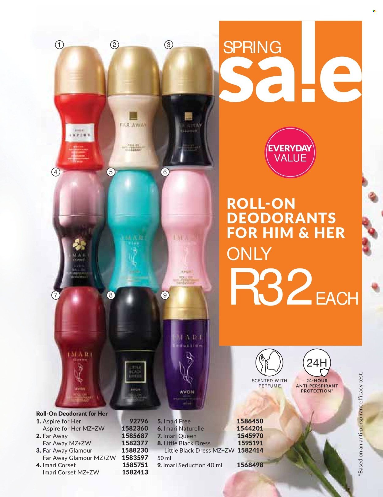 AVON specials - September