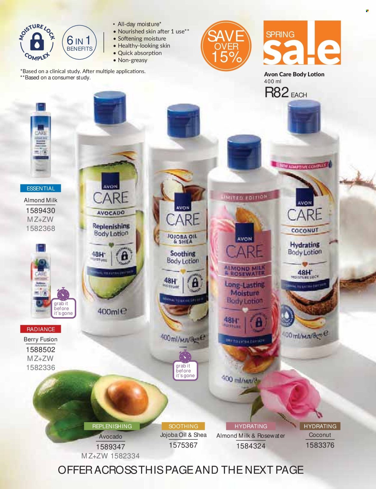 AVON specials - September