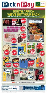 PICK N PAY specials - Rugby Specials (2025-07-17 - 2025-07-20)
