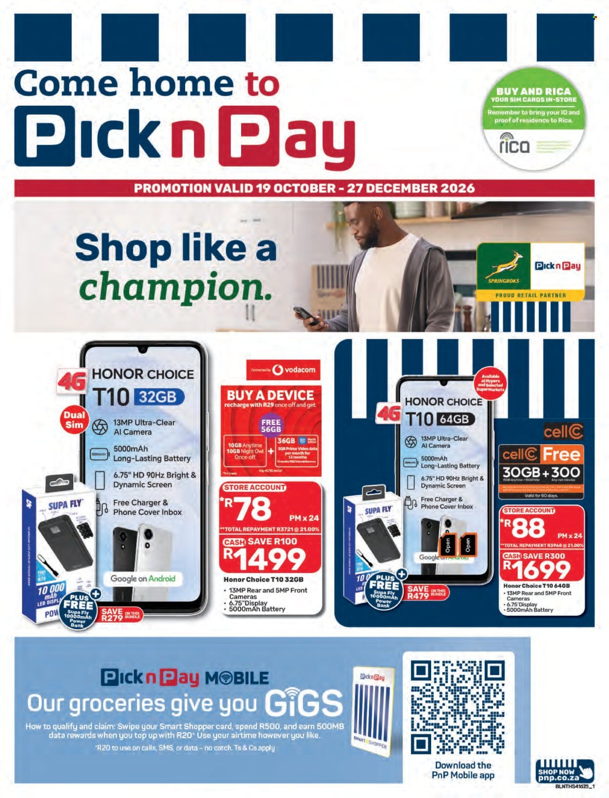 PICK N PAY specials - Cellular Specials