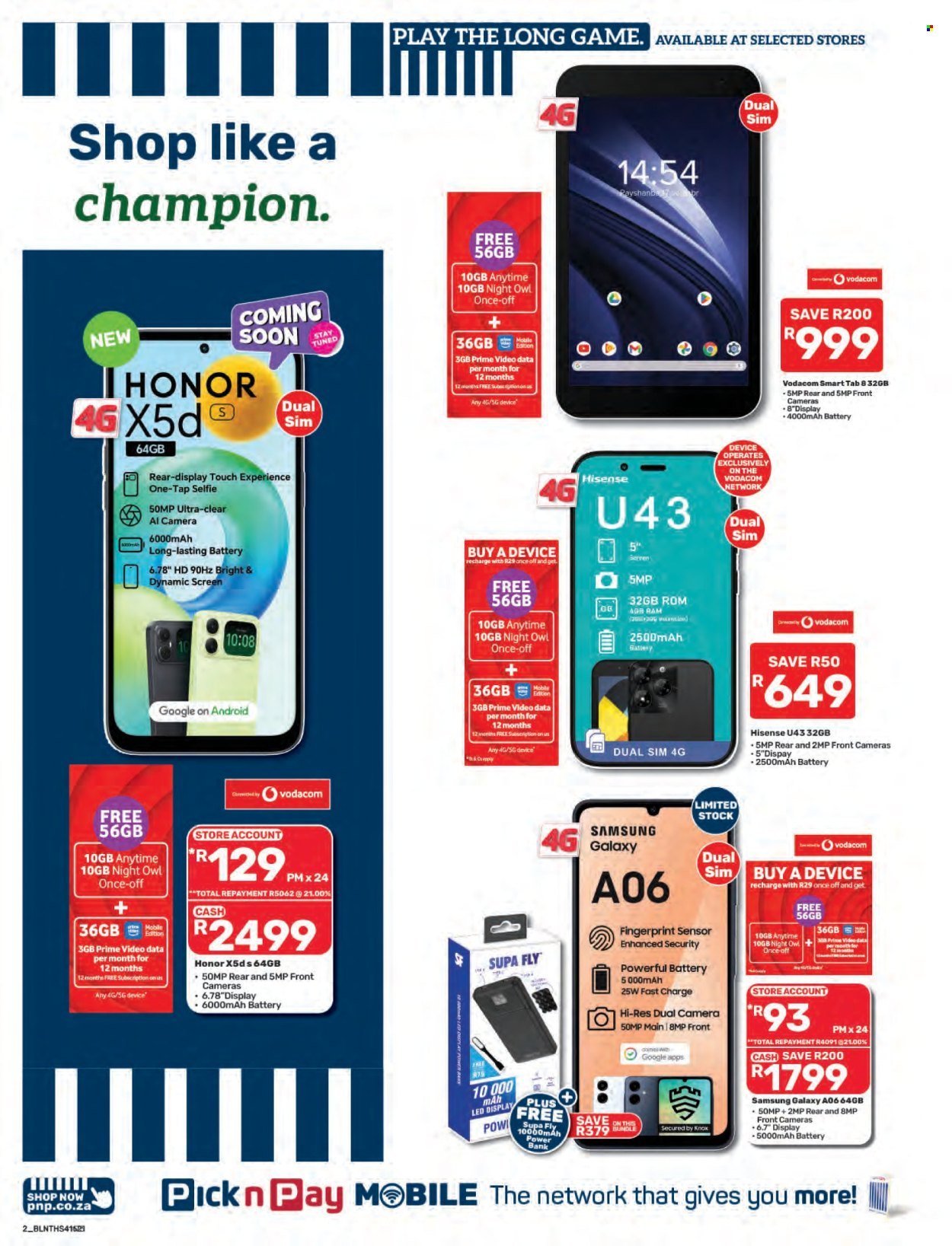 PICK N PAY specials - Cellular Specials