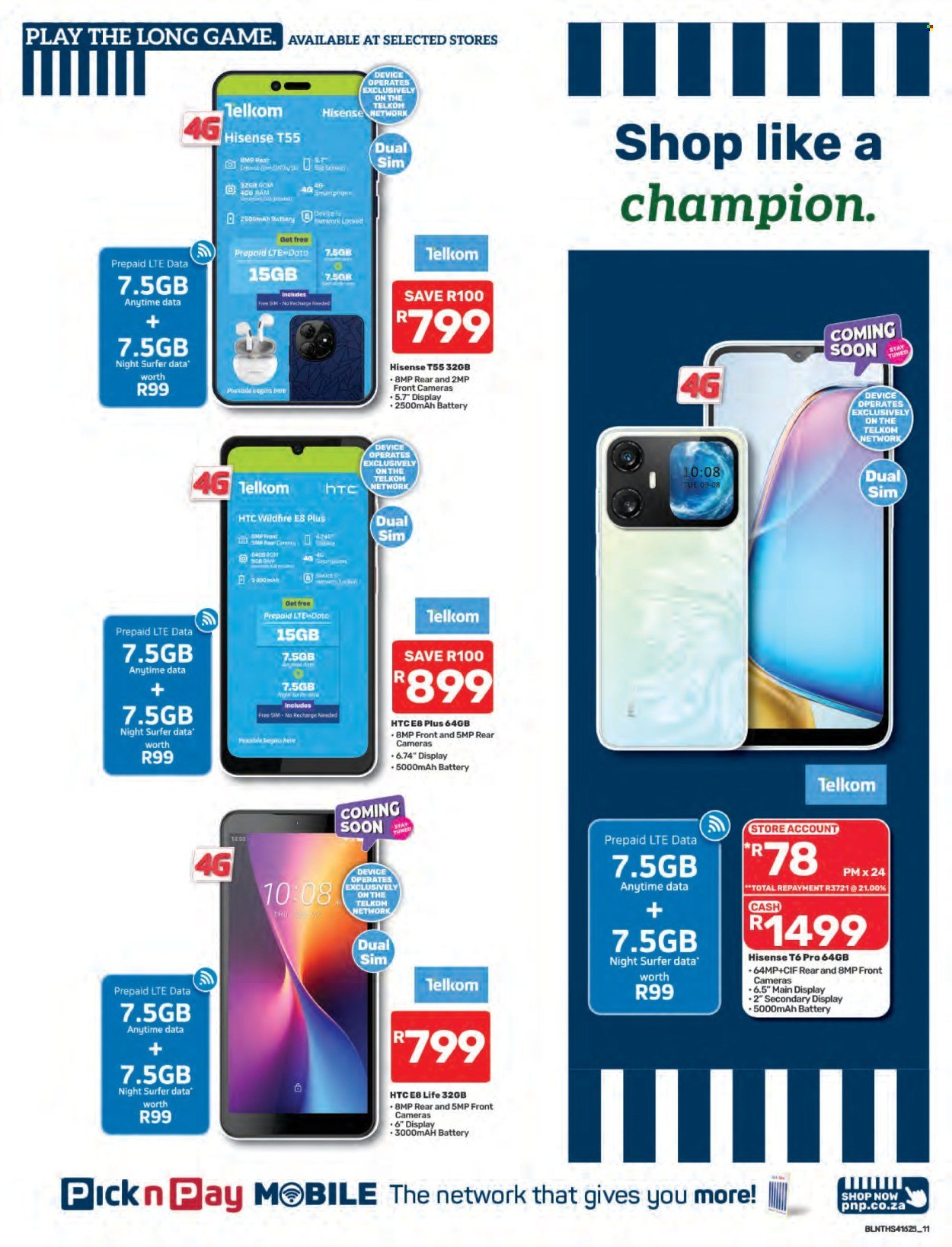 PICK N PAY specials - Cellular Specials