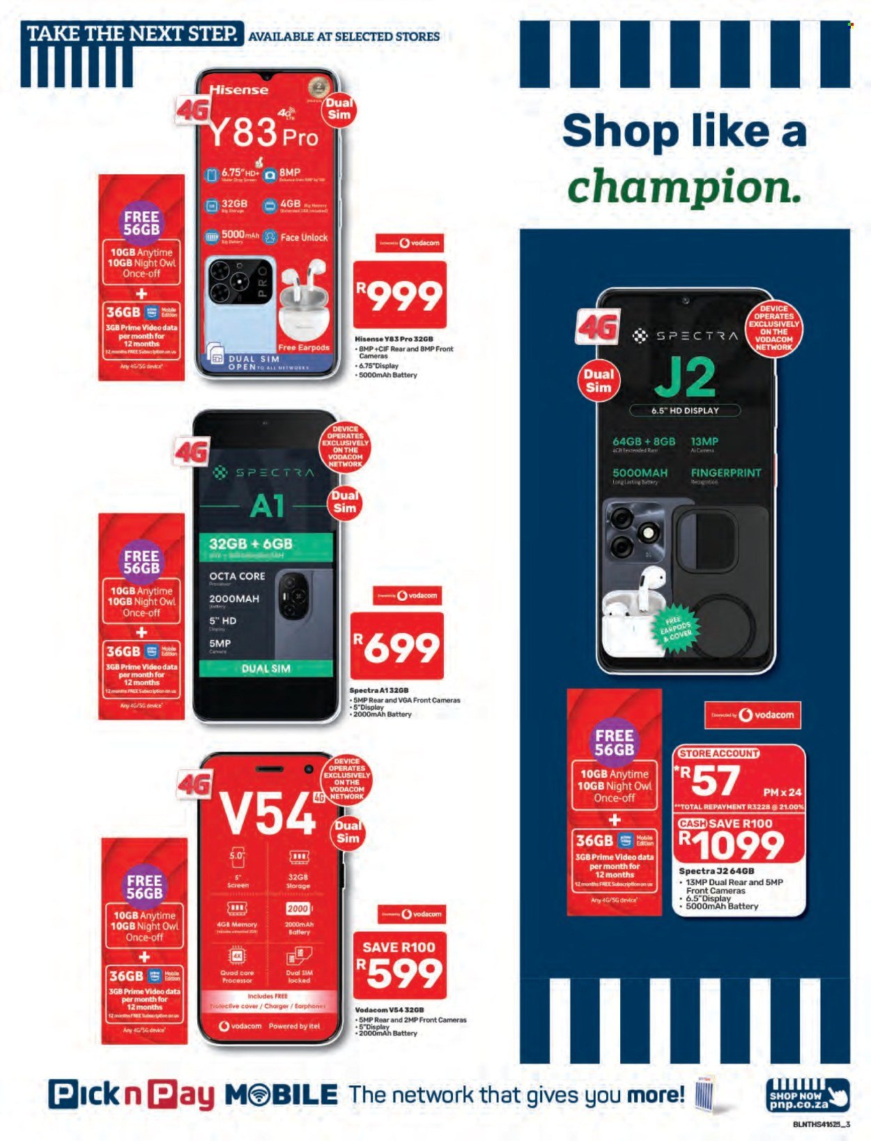 PICK N PAY specials - Cellular Specials