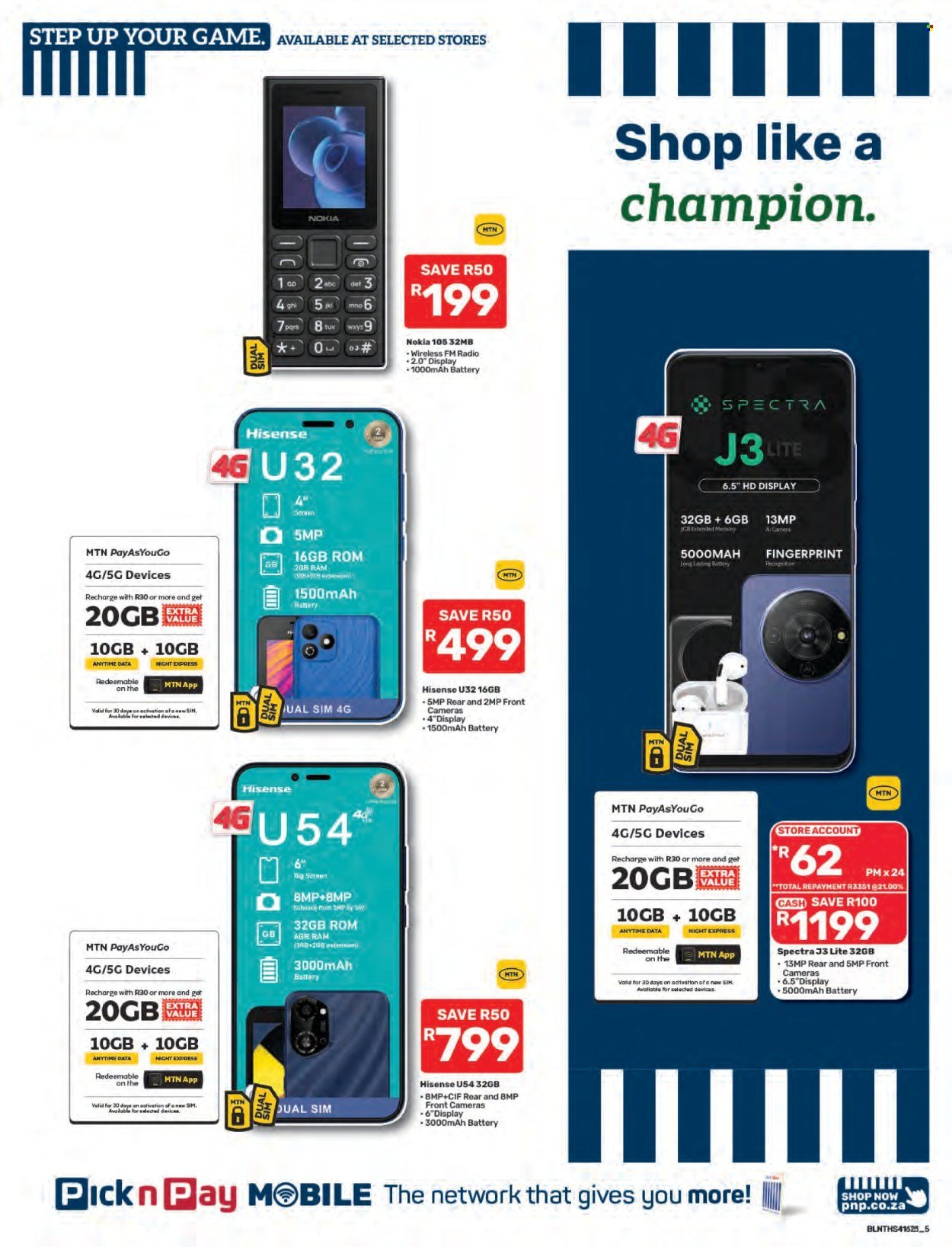 PICK N PAY specials - Cellular Specials