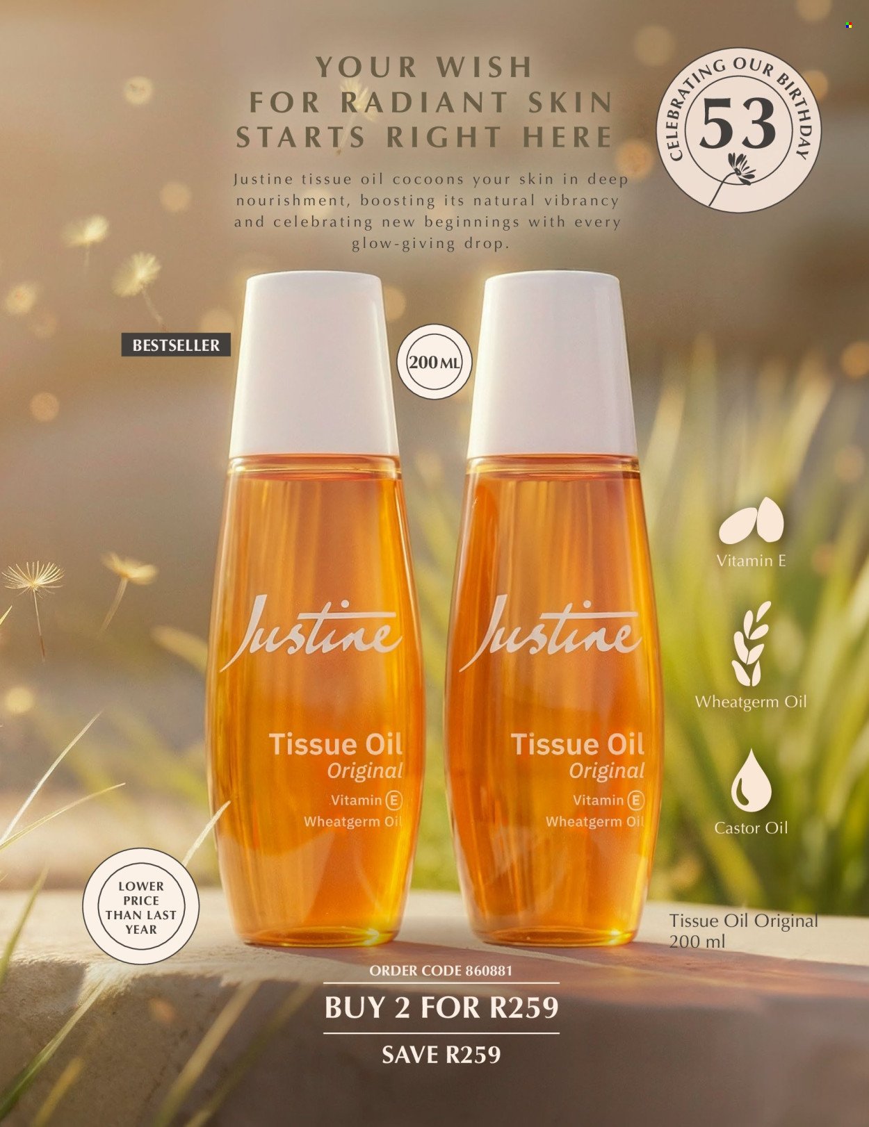 JUSTINE specials - BIRTHDAY OFFERS (2026-05-01 - 2026-05-31) | 3