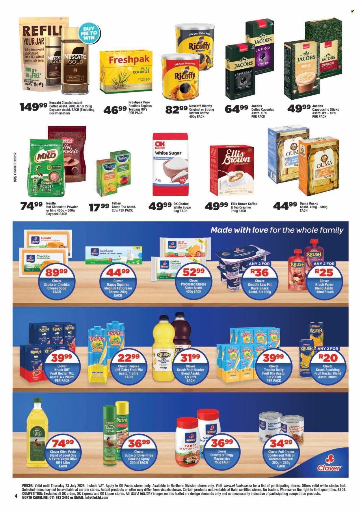 OK FOODS specials - From Wednesday 15 Jul 2026