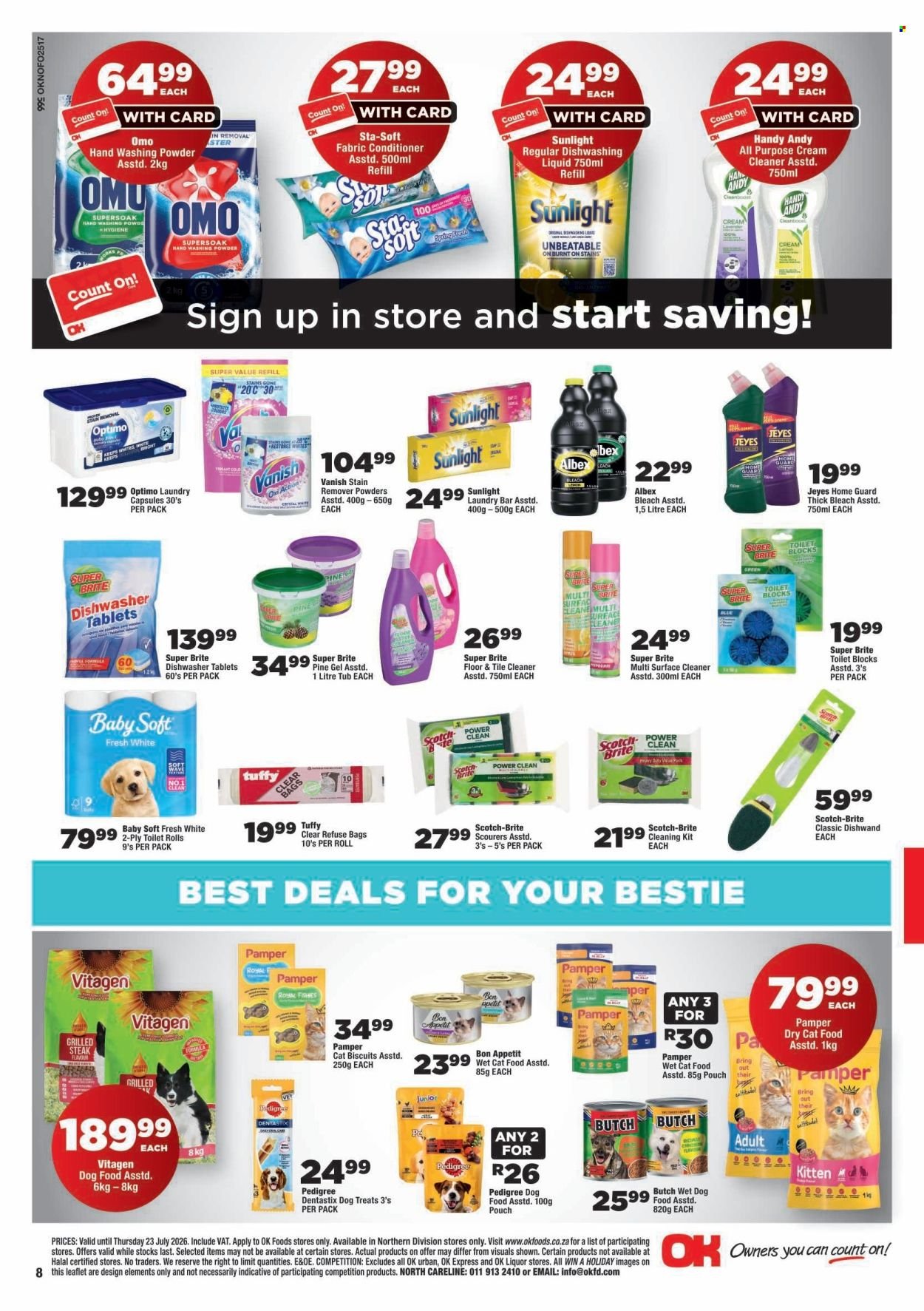OK FOODS specials - From Wednesday 15 Jul 2026