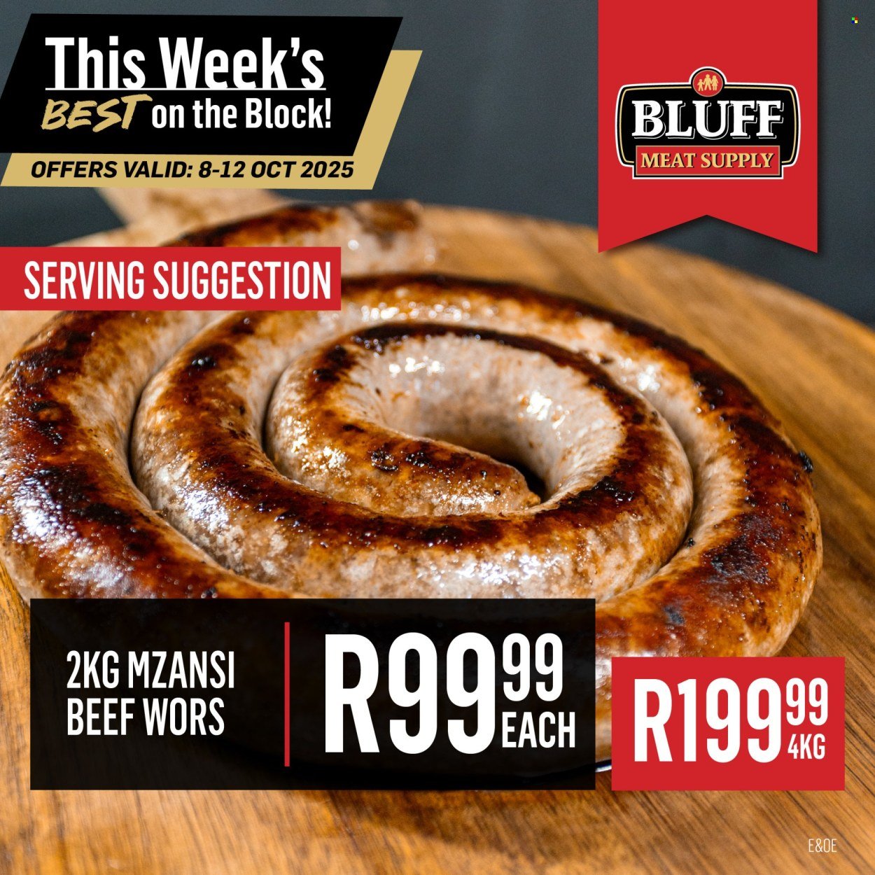 BLUFF MEAT SUPPLY specials - From Wednesday 8 Oct 2025 (2025-10-08 - 2025-10-12) | 5