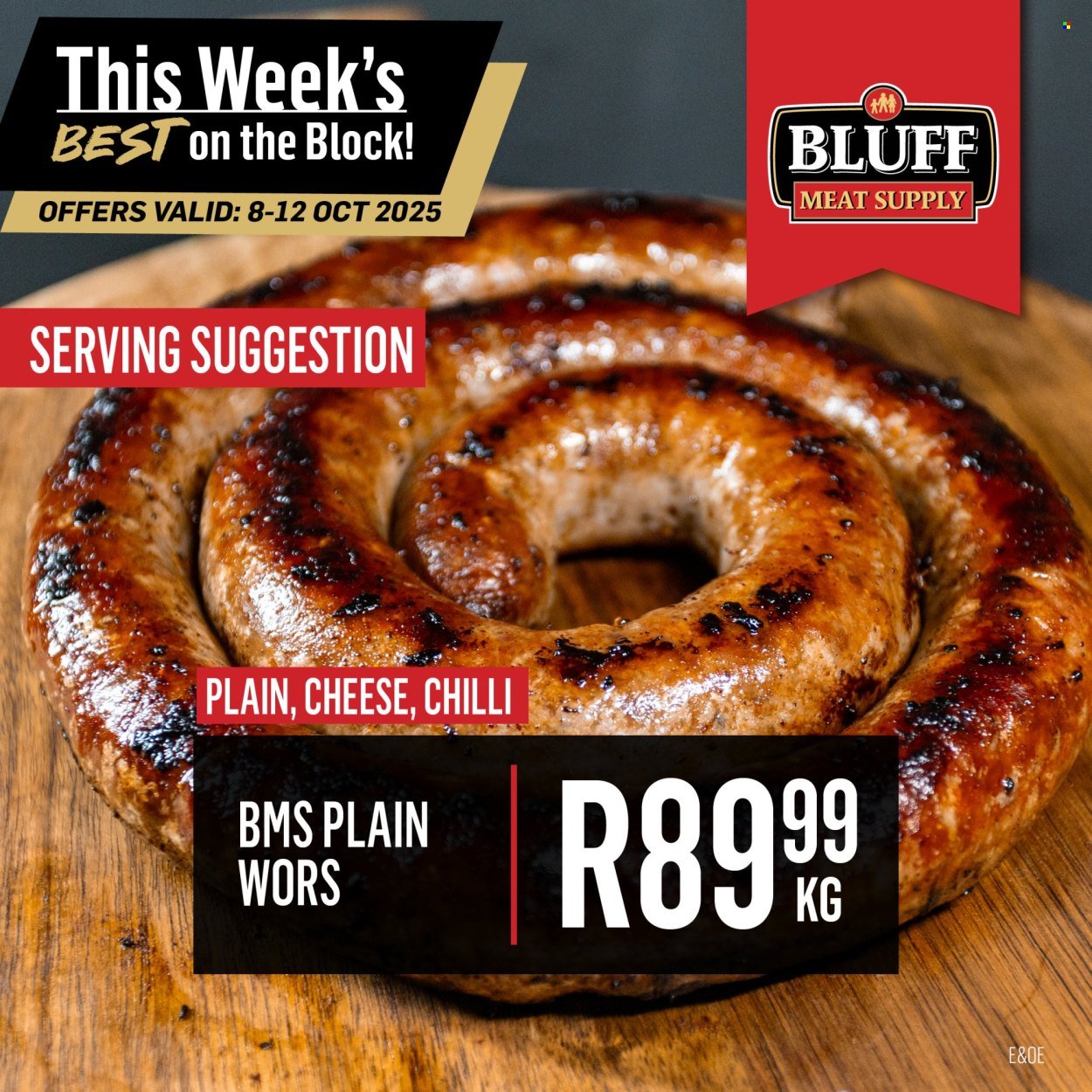 BLUFF MEAT SUPPLY specials - From Wednesday 8 Oct 2025 (2025-10-08 - 2025-10-12) | 6