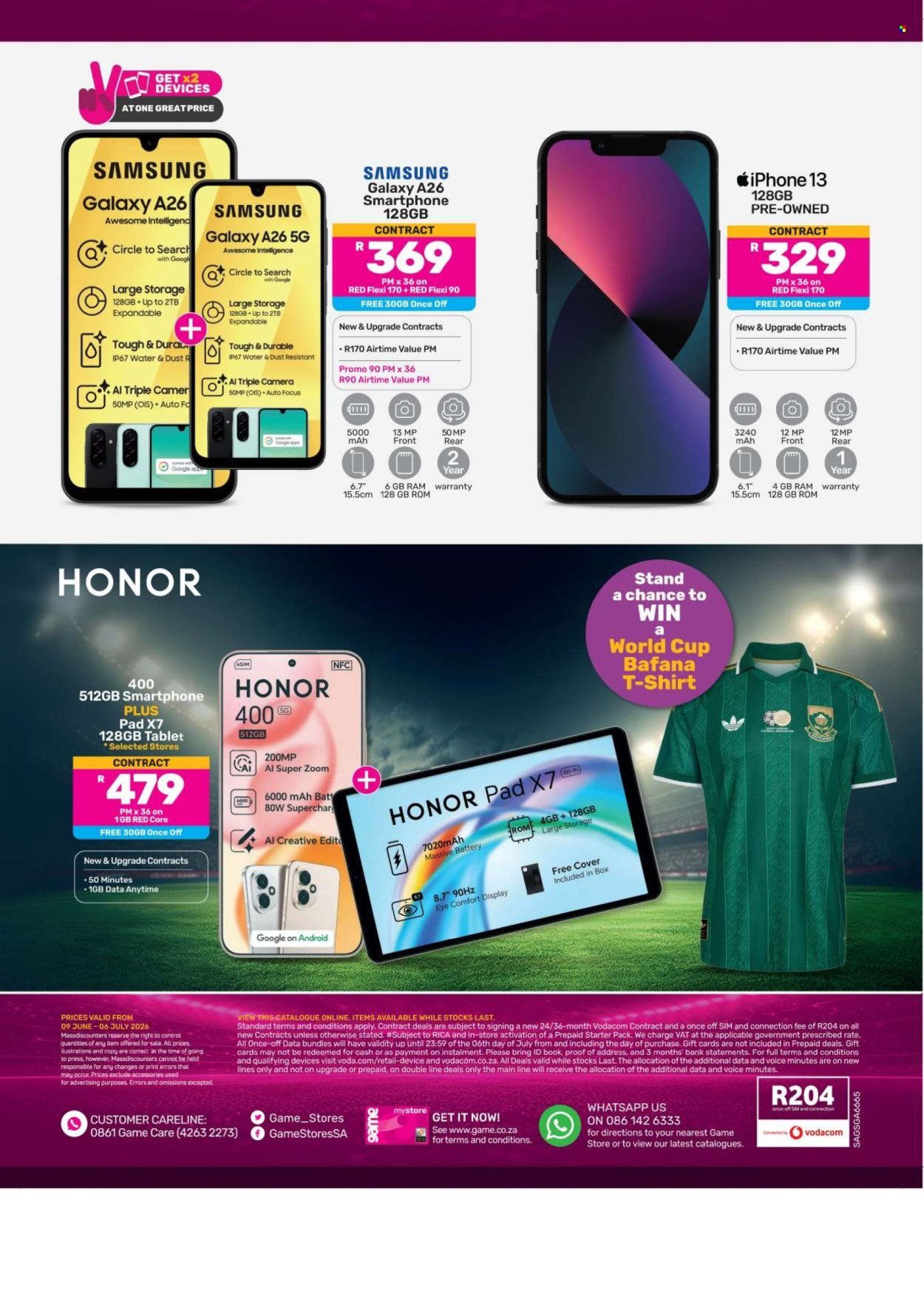 GAME specials - Winter Warms Up