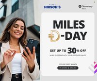 HIRSCH'S specials - October 2026
