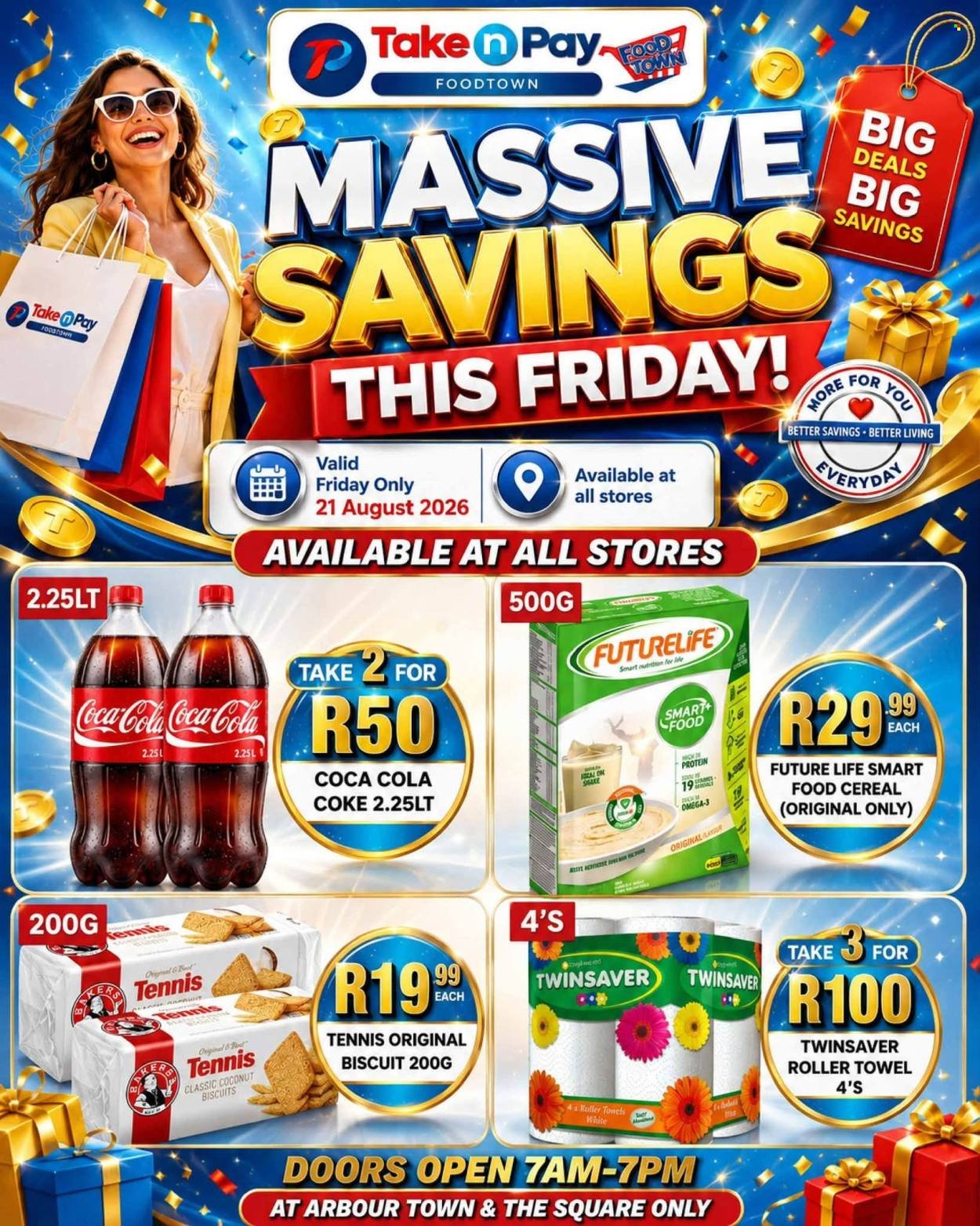 TAKE N PAY specials - From Friday 21 Aug 2026