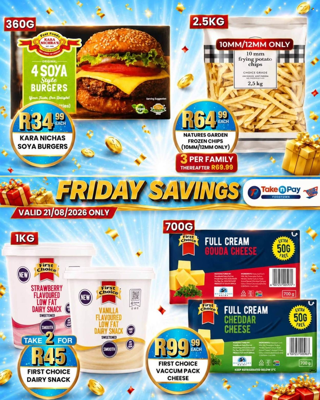 TAKE N PAY specials - From Friday 21 Aug 2026