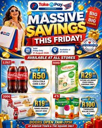 TAKE N PAY specials - From Friday 21 Aug 2026