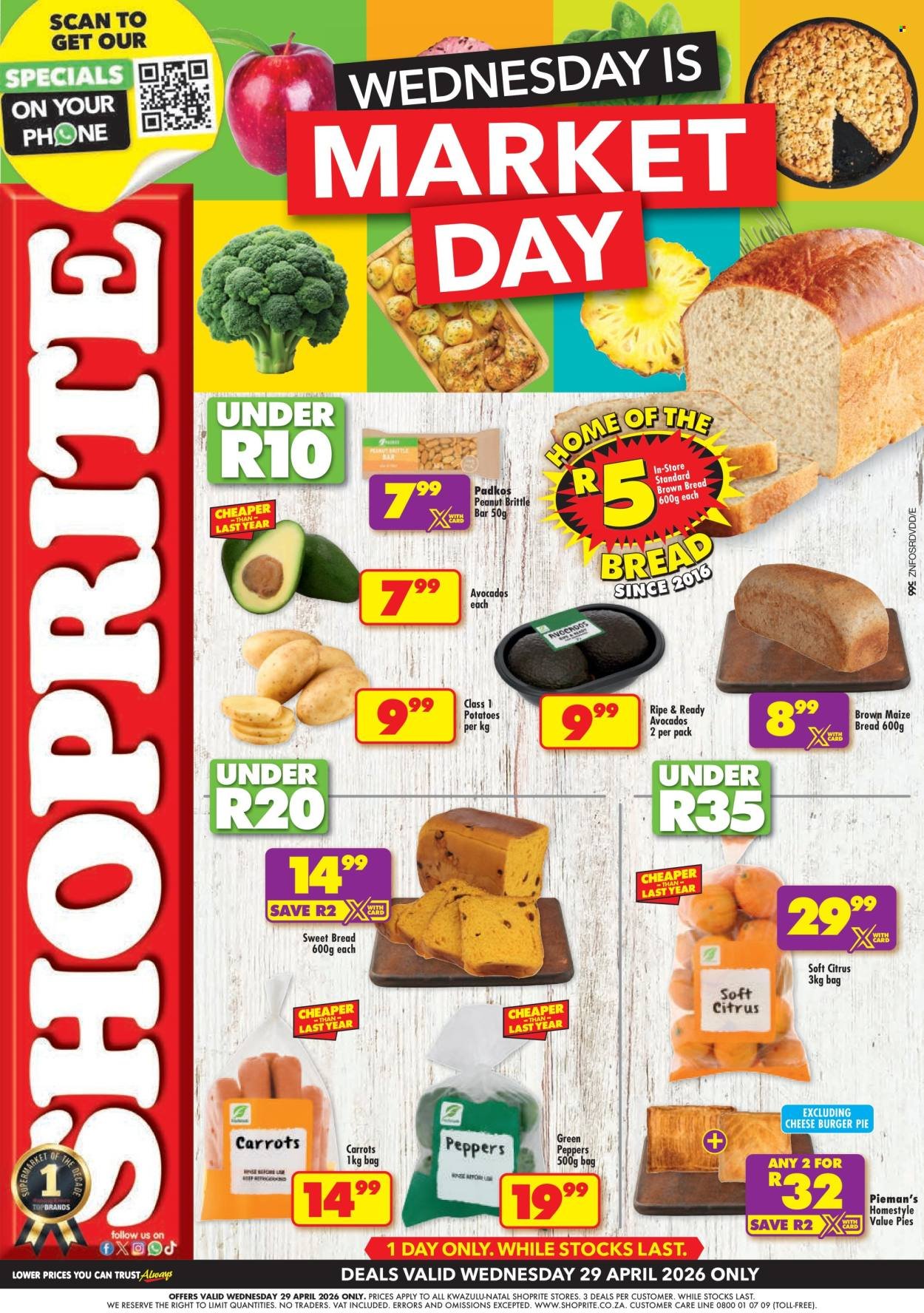 SHOPRITE specials - Market Day Deals (2026-04-29 - 2026-04-29) | 1