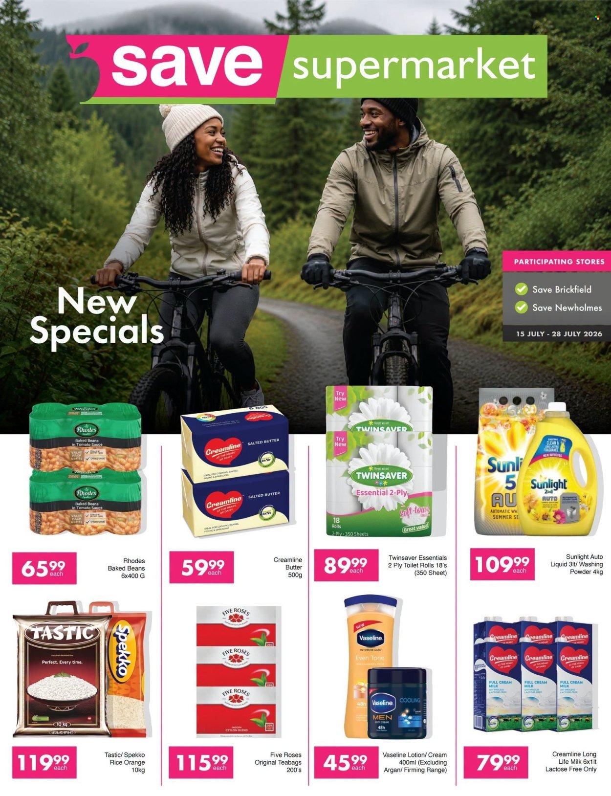 SAVE specials - From Wednesday 15 Jul 2026