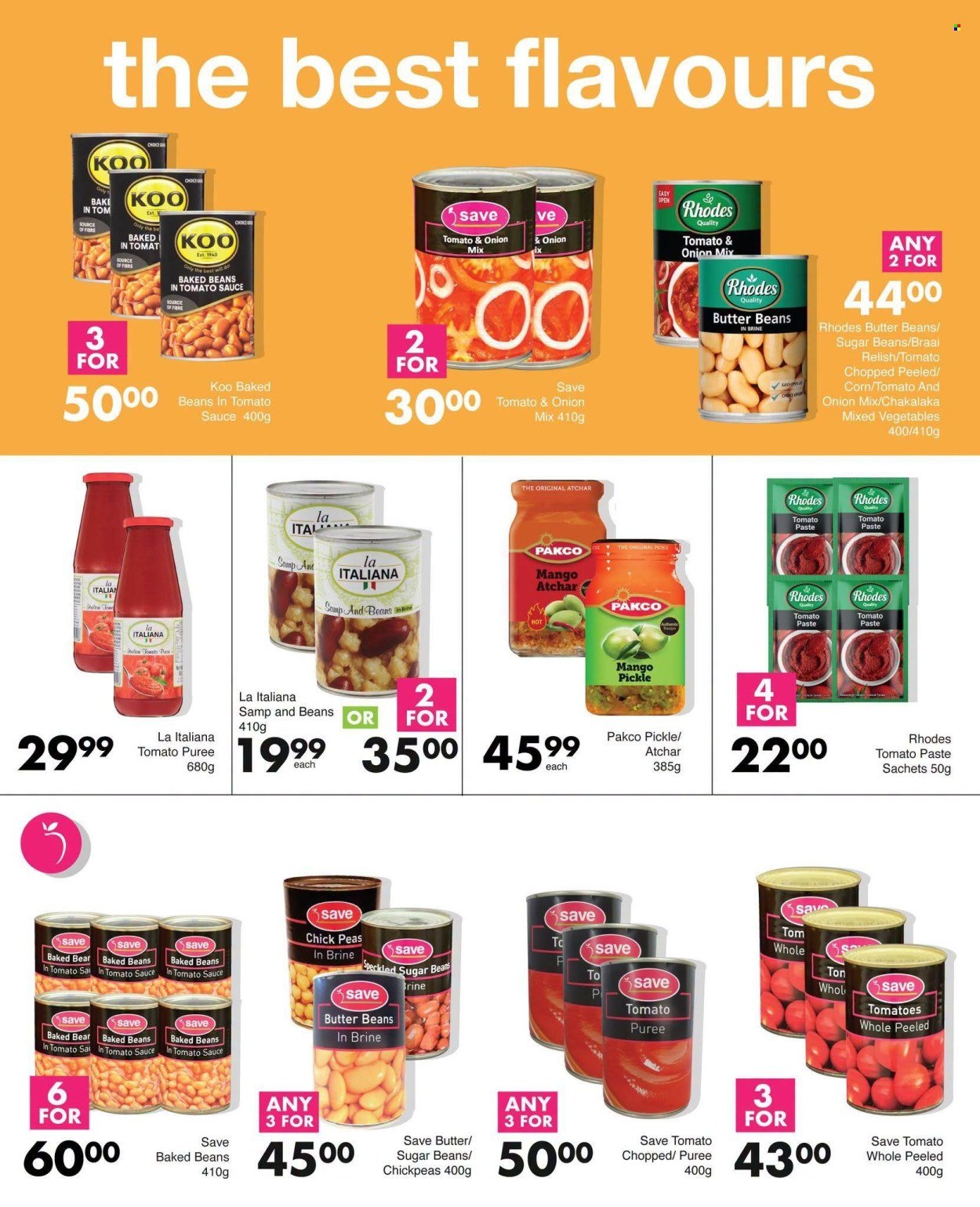 SAVE specials - From Wednesday 15 Jul 2026