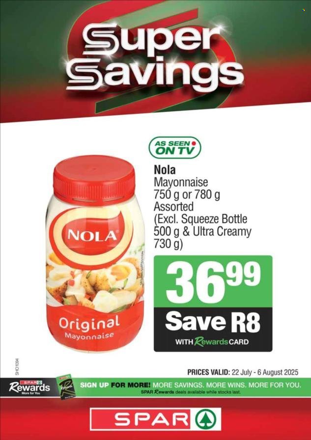 SPAR specials - National Leaflet (2025-07-22 - 2025-08-06) | 5