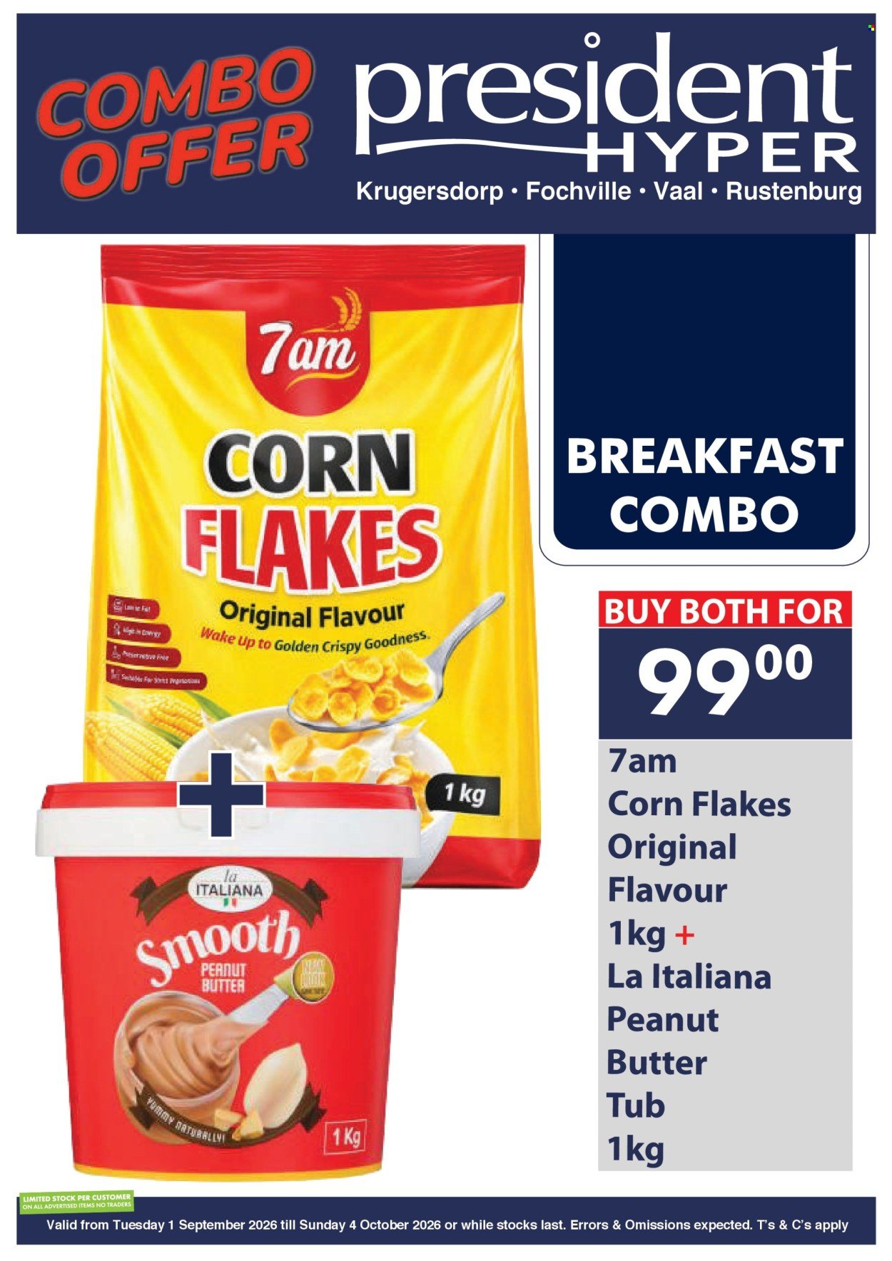 PRESIDENT HYPER specials - Combo deals