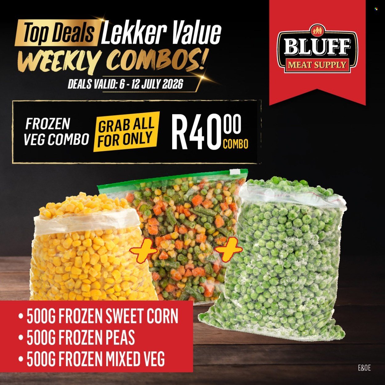 BLUFF MEAT SUPPLY specials - From Monday 6 Jul 2026