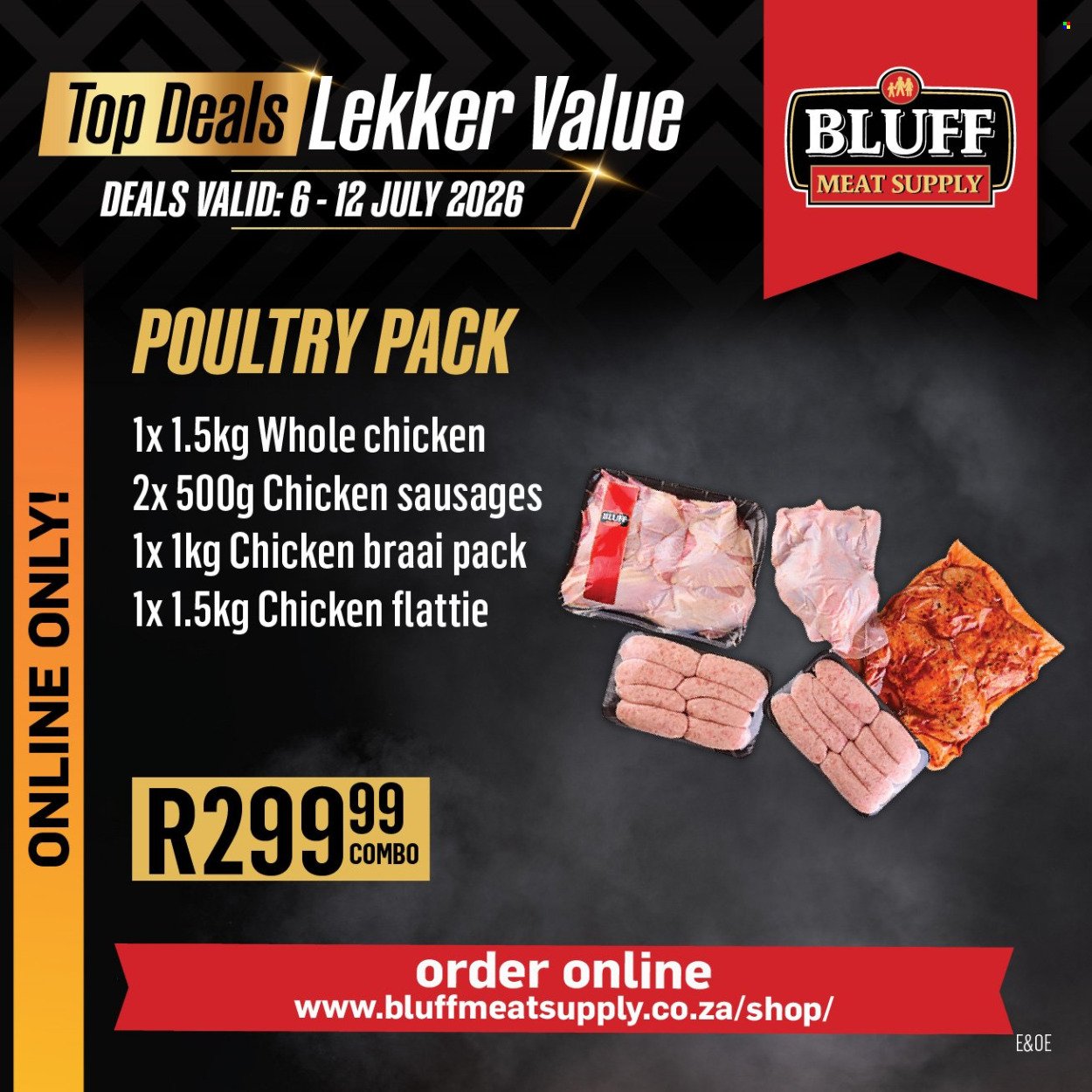 BLUFF MEAT SUPPLY specials - From Monday 6 Jul 2026
