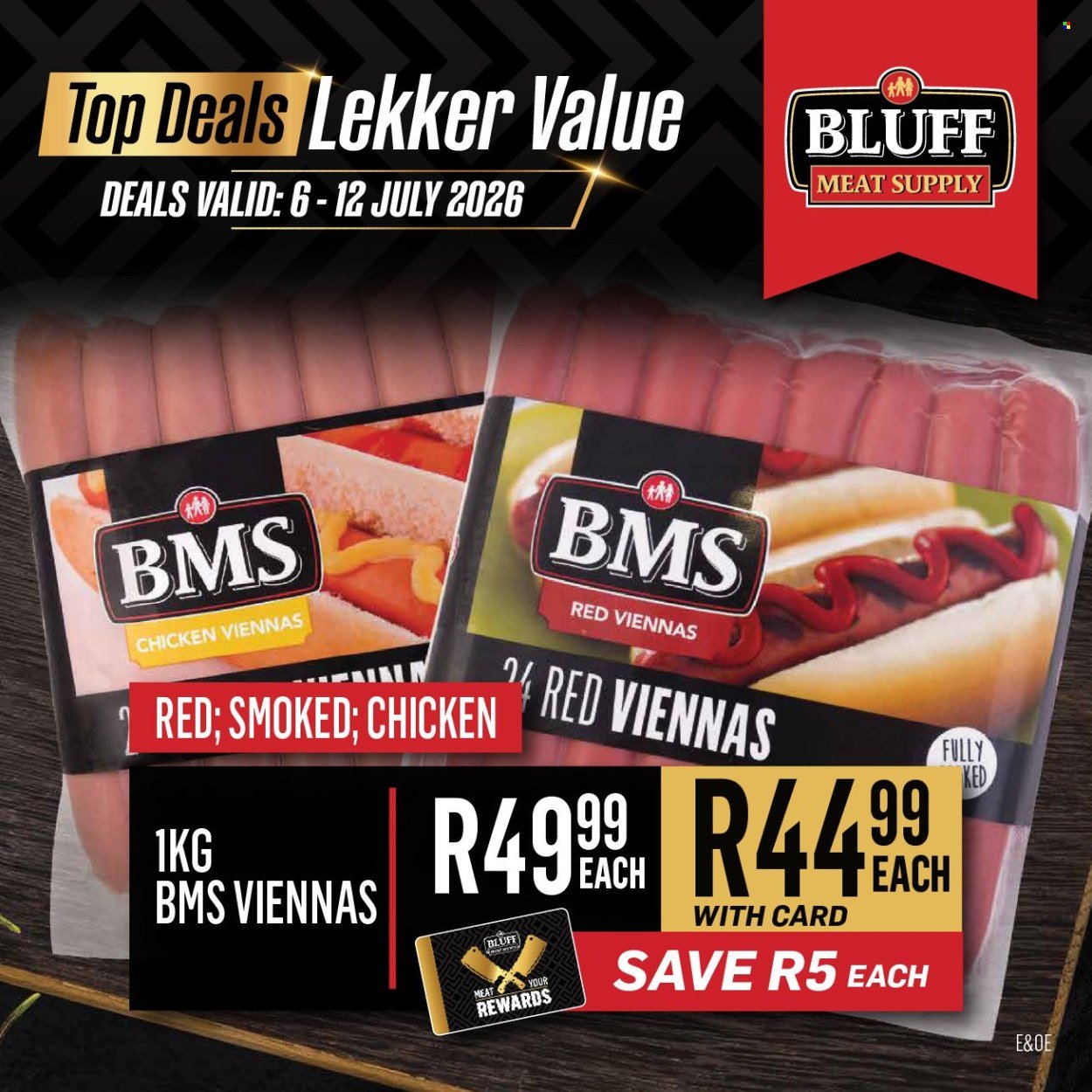 BLUFF MEAT SUPPLY specials - From Monday 6 Jul 2026