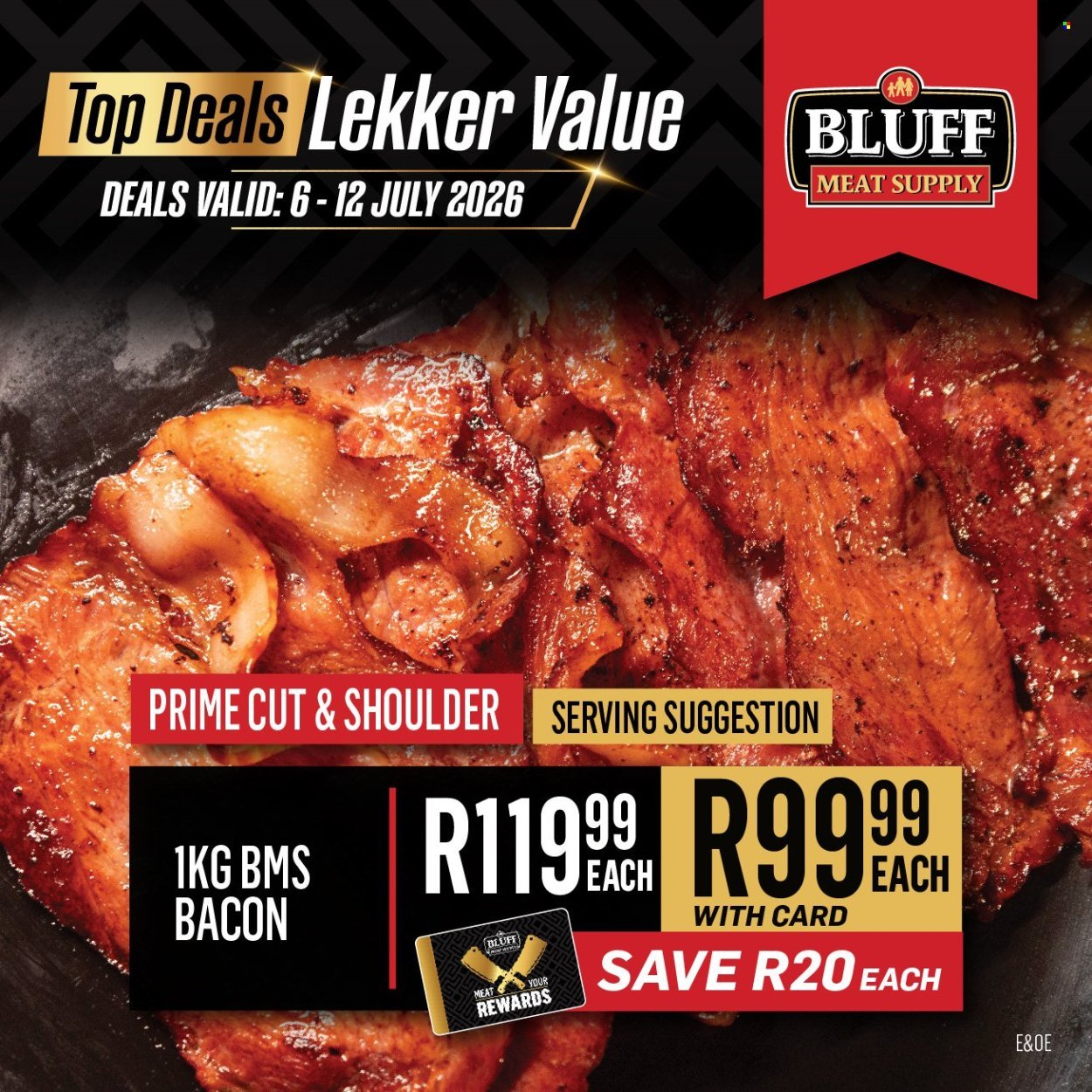 BLUFF MEAT SUPPLY specials - From Monday 6 Jul 2026
