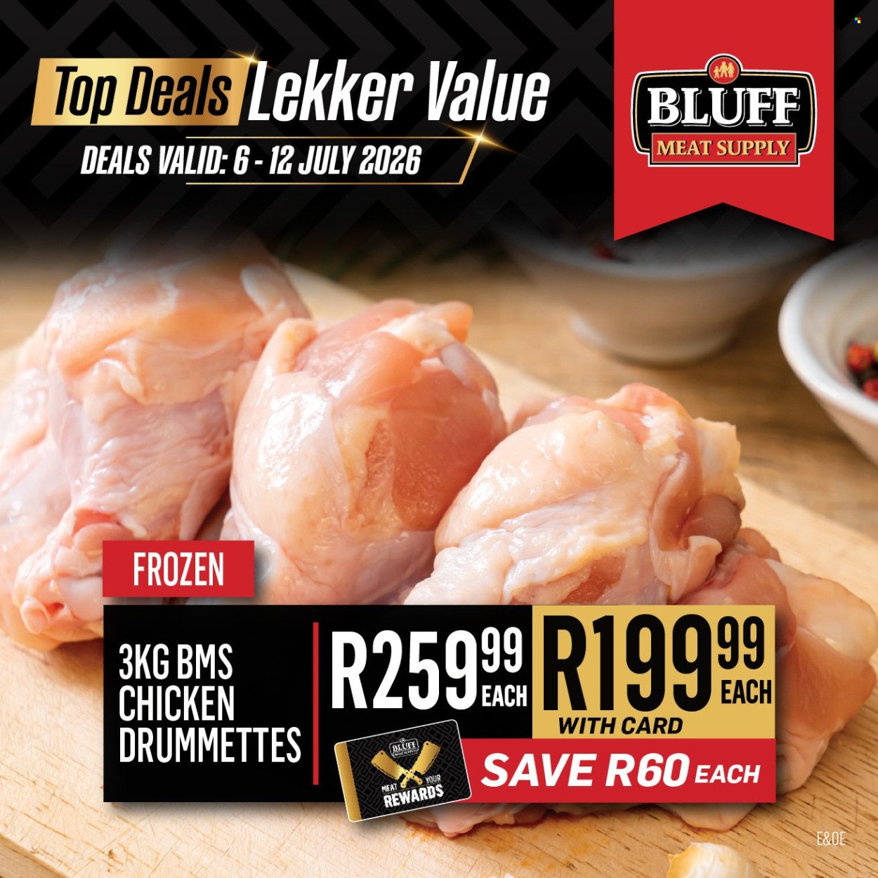 BLUFF MEAT SUPPLY specials - From Monday 6 Jul 2026