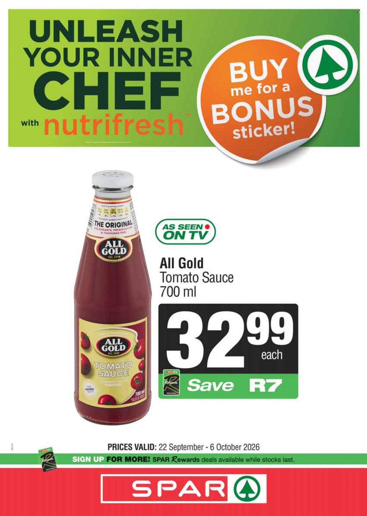 SPAR specials - National Specials