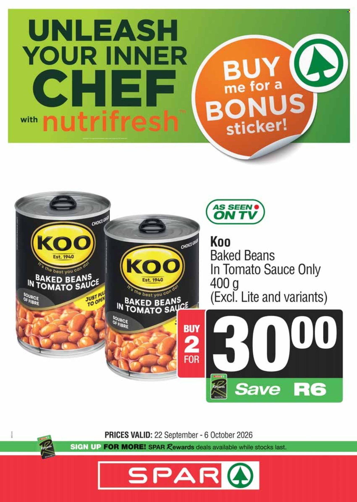SPAR specials - National Specials