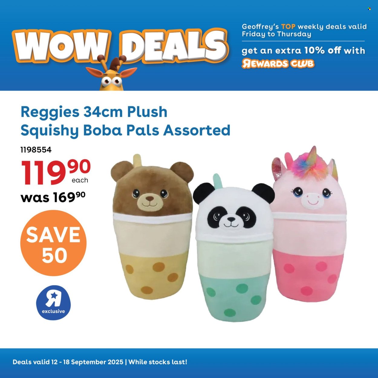 TOYS R US specials - From Friday 12 Sept 2025 (2025-09-12 - 2025-09-18) | 5