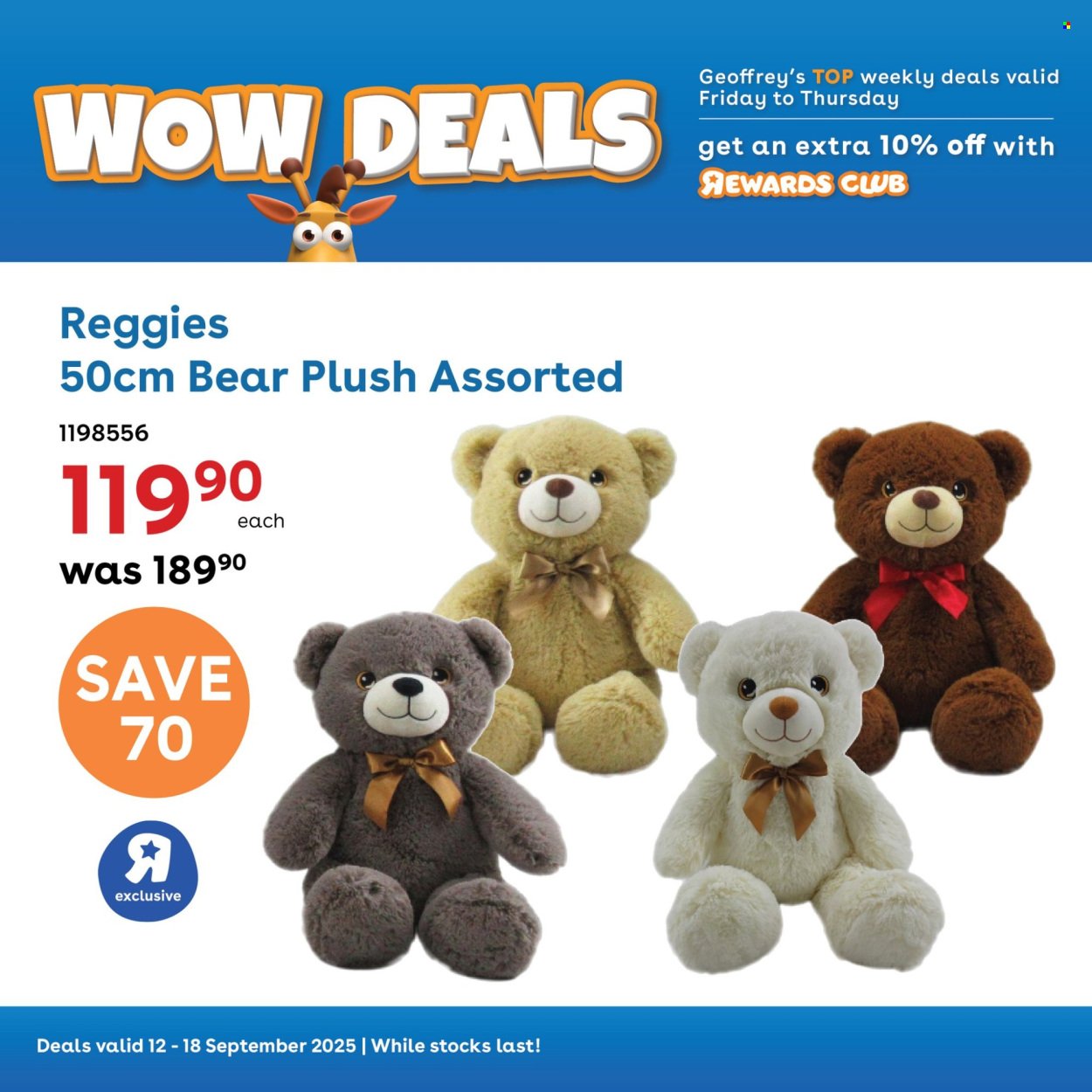 TOYS R US specials - From Friday 12 Sept 2025 (2025-09-12 - 2025-09-18) | 6