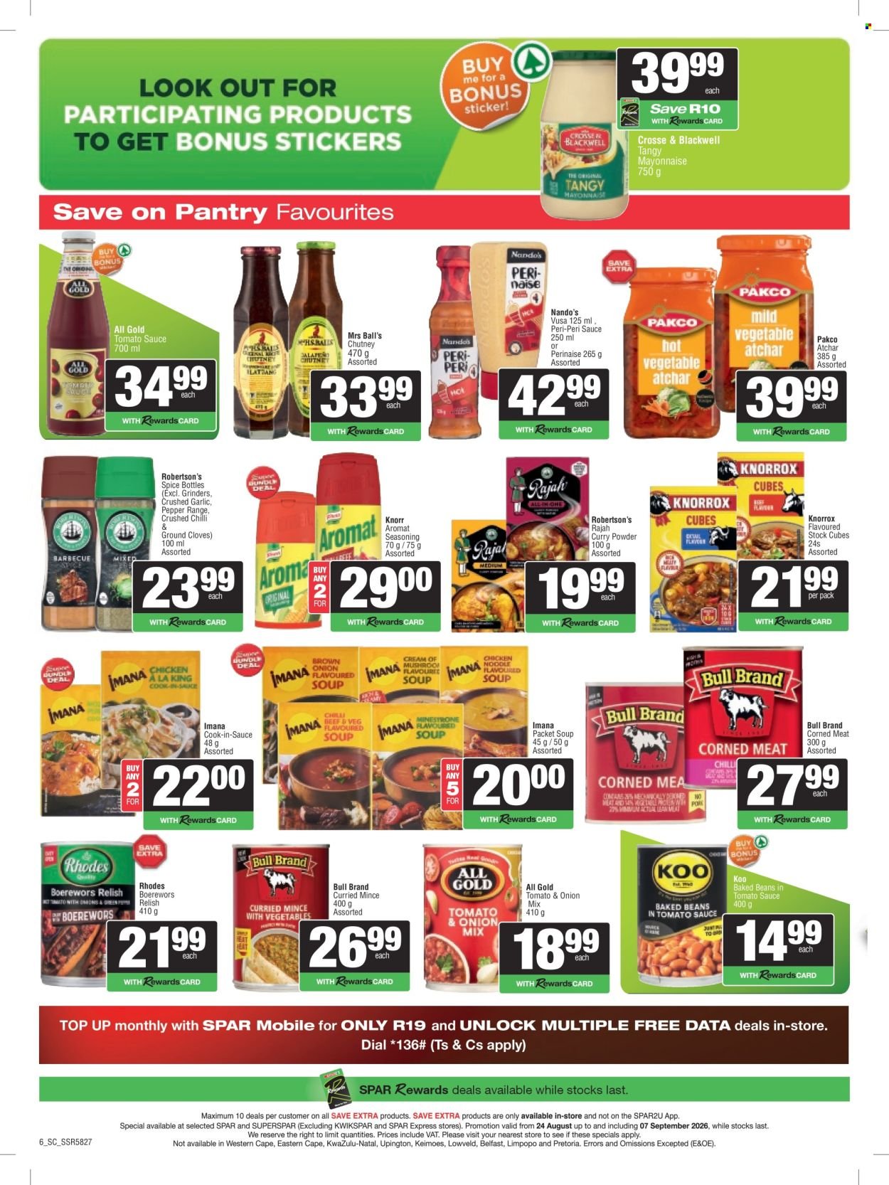 SPAR specials - Store Specials