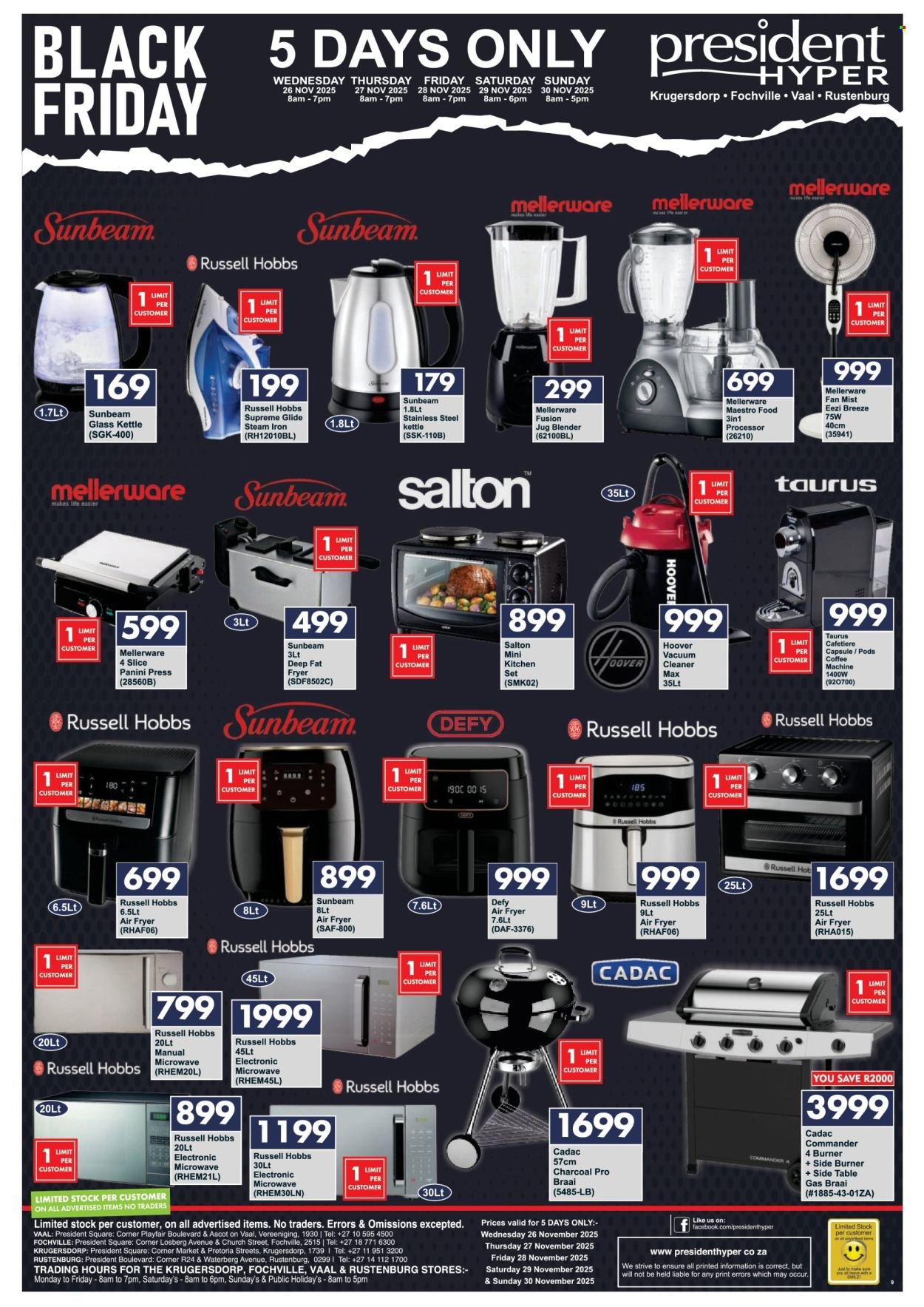 PRESIDENT HYPER specials - Black Friday Specials – 5 Days Only! (2025-11-26 - 2025-11-30) | 9