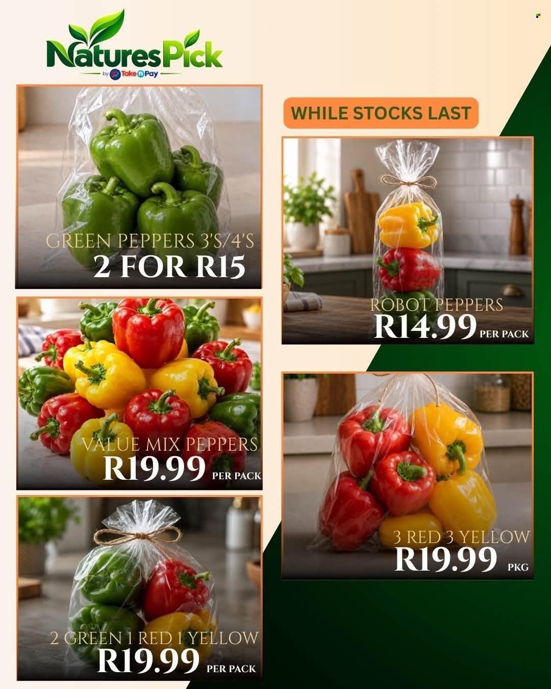 TAKE N PAY specials - From Friday 23 Oct 2026