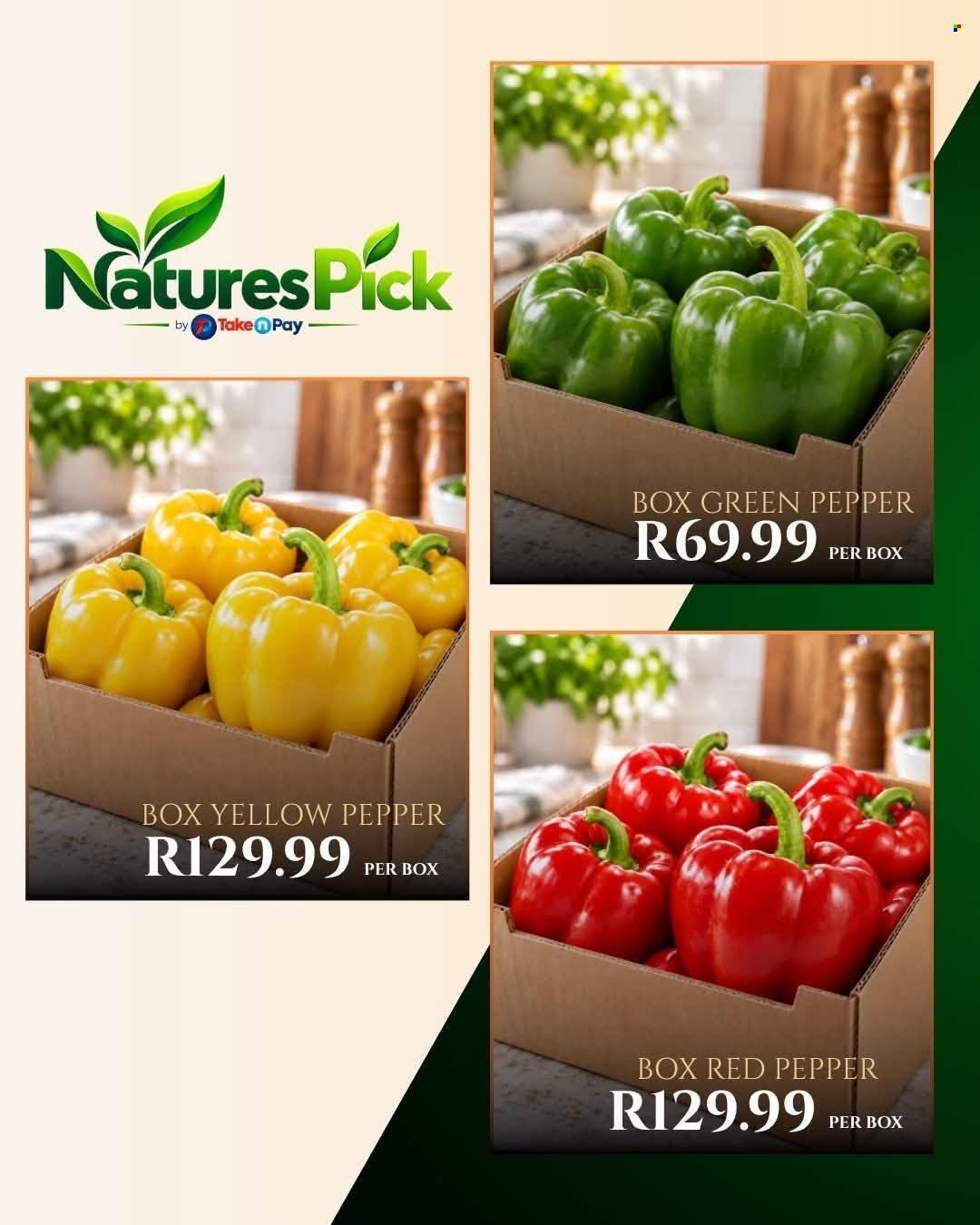 TAKE N PAY specials - From Friday 23 Oct 2026