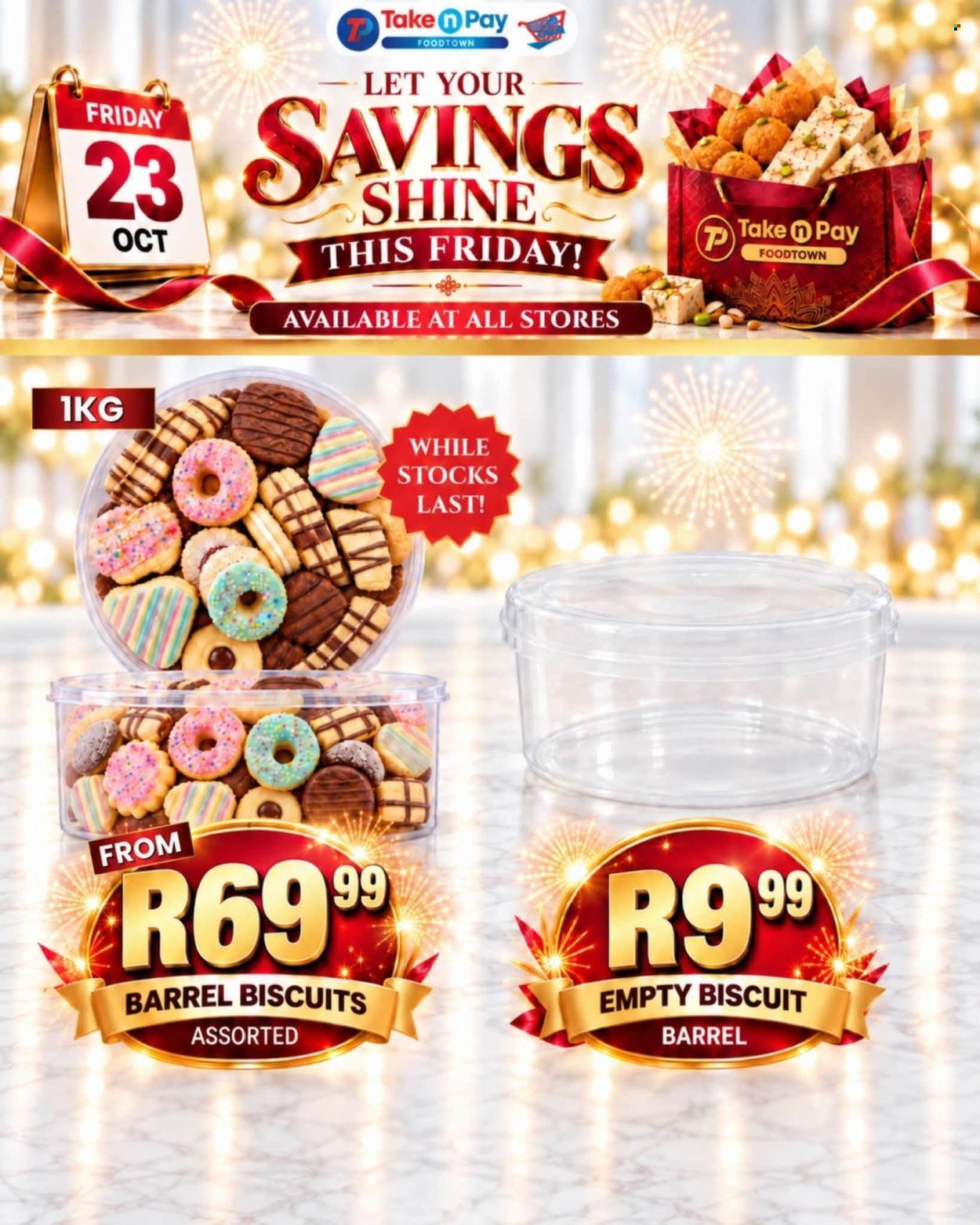 TAKE N PAY specials - From Friday 23 Oct 2026