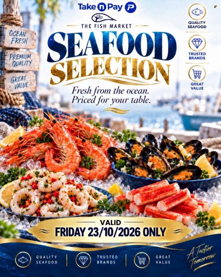 TAKE N PAY specials - From Friday 23 Oct 2026