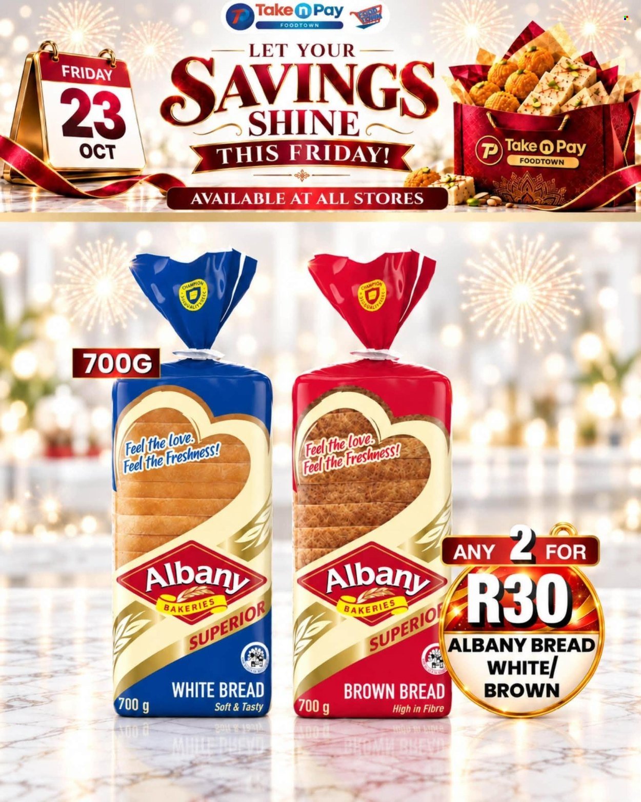 TAKE N PAY specials - From Friday 23 Oct 2026