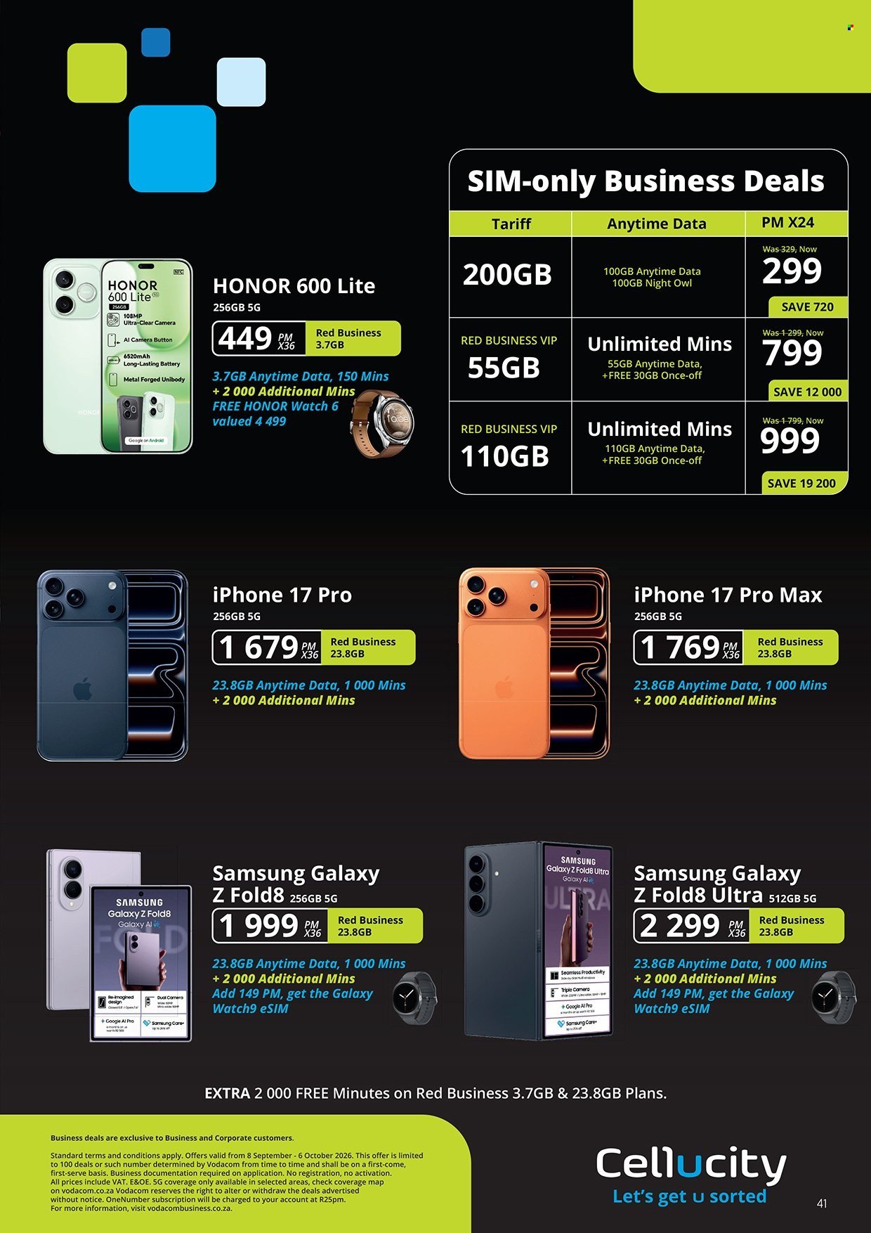 CELLUCITY specials - September 2026