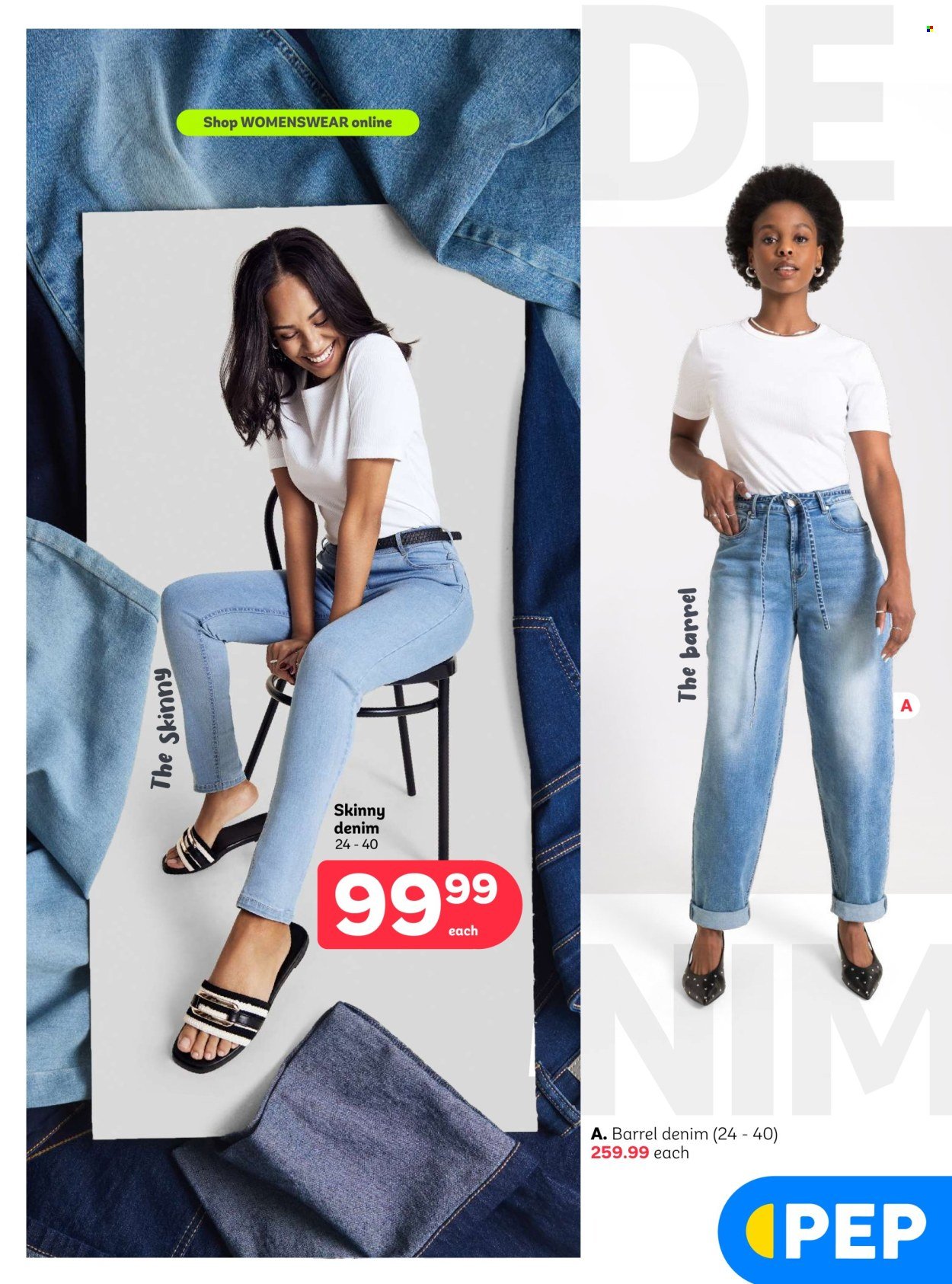PEP STORES specials - Adult Denim Deals