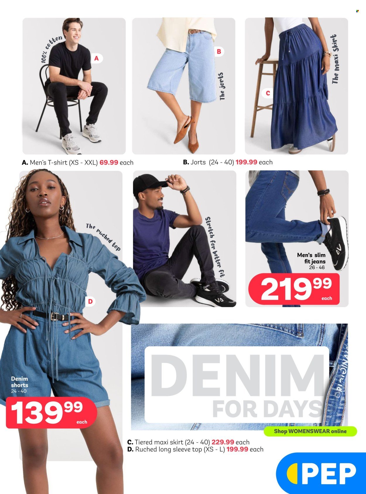 PEP STORES specials - Adult Denim Deals
