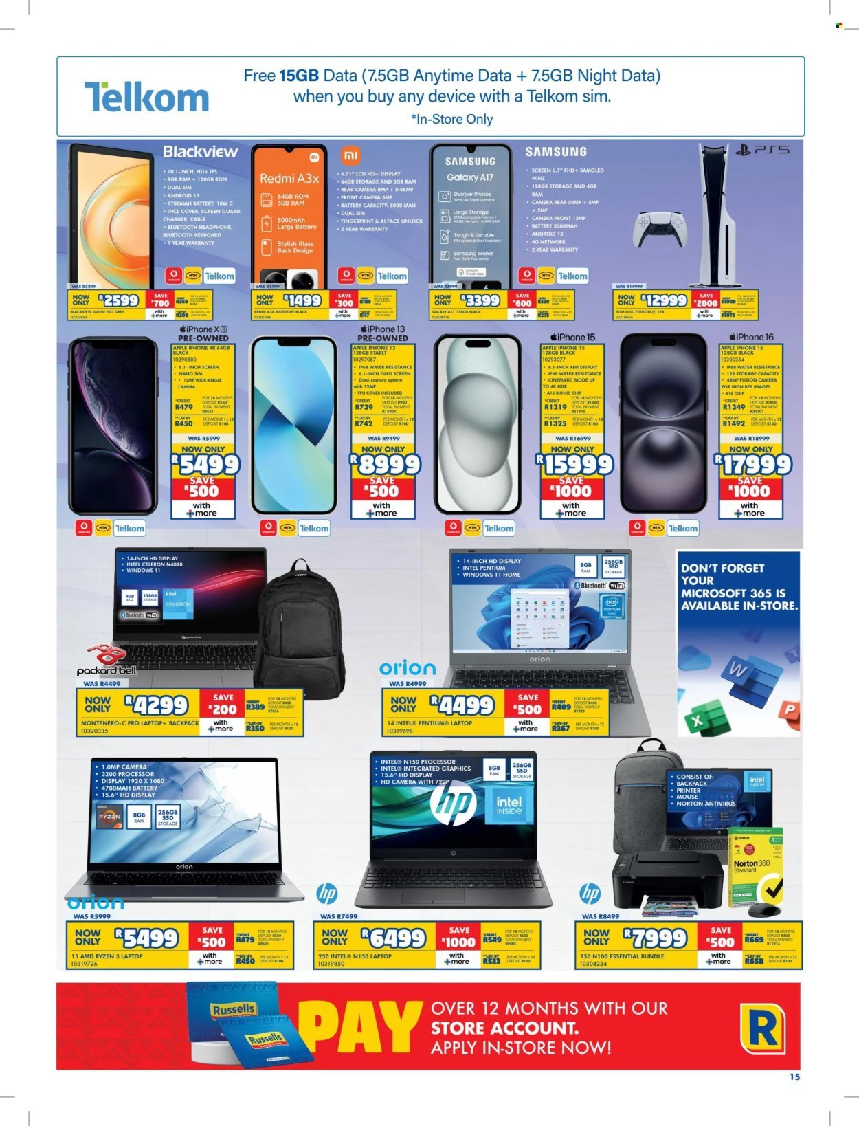 RUSSELLS specials - From Thursday 19 Mar 2026 (2026-03-19 - 2026-04-15) | 15