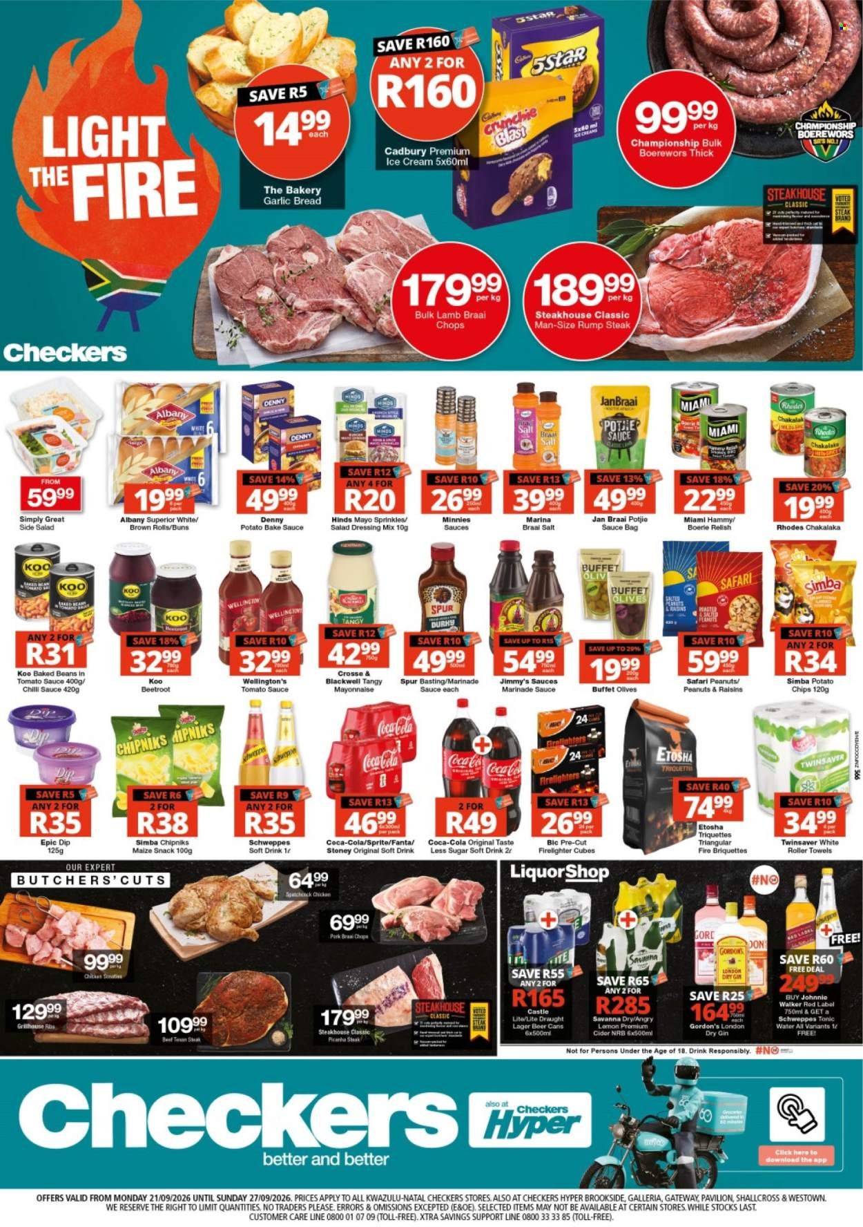 CHECKERS specials - Braai Promotion