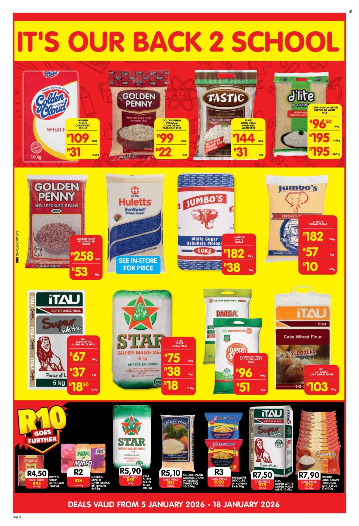 SHOPRITE specials - Cash & Carry Back To School Savings Gauteng (2026-01-05 - 2026-01-18) | 2