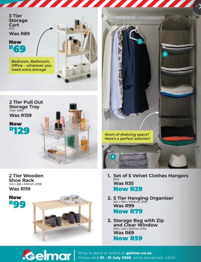 GELMAR specials - From Wednesday 1 Jul 2026